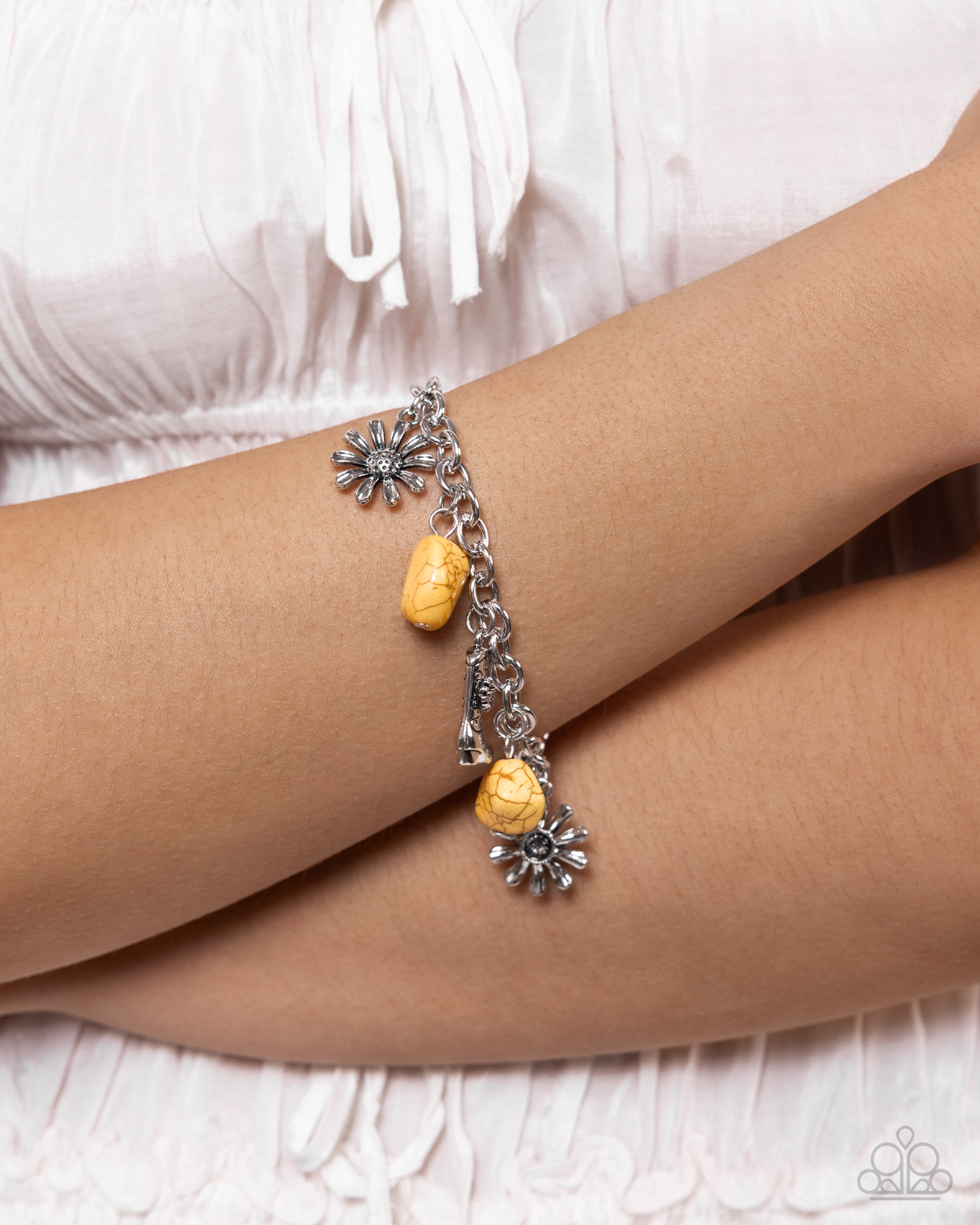 Cowboy Casanova - Yellow and Badlands Beau - Yellow - Paparazzi Bracelet Set