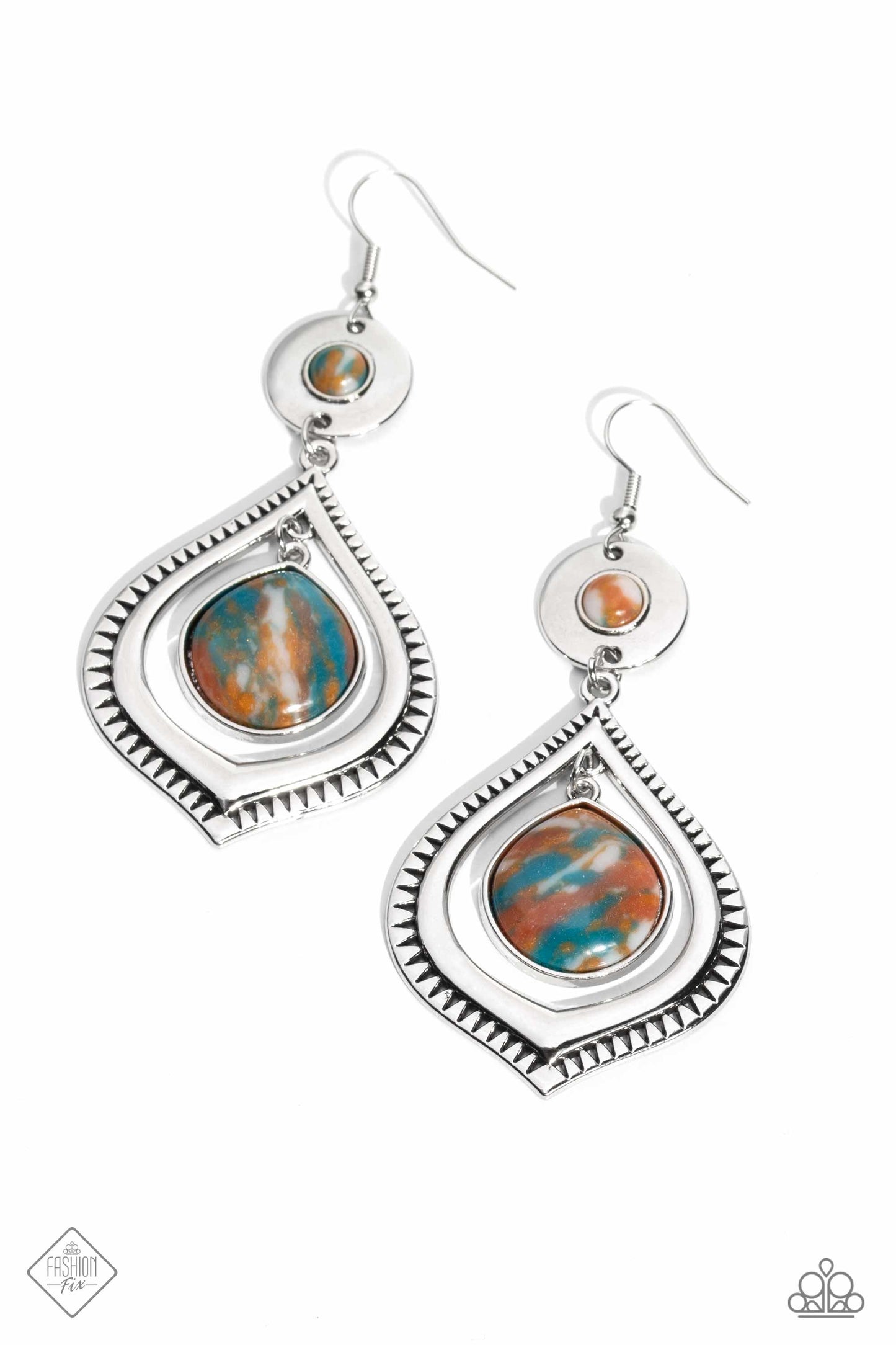 I CLAN See Clearly Now - Brown Necklace and Cuz I CLAN - Brown Earrings Set