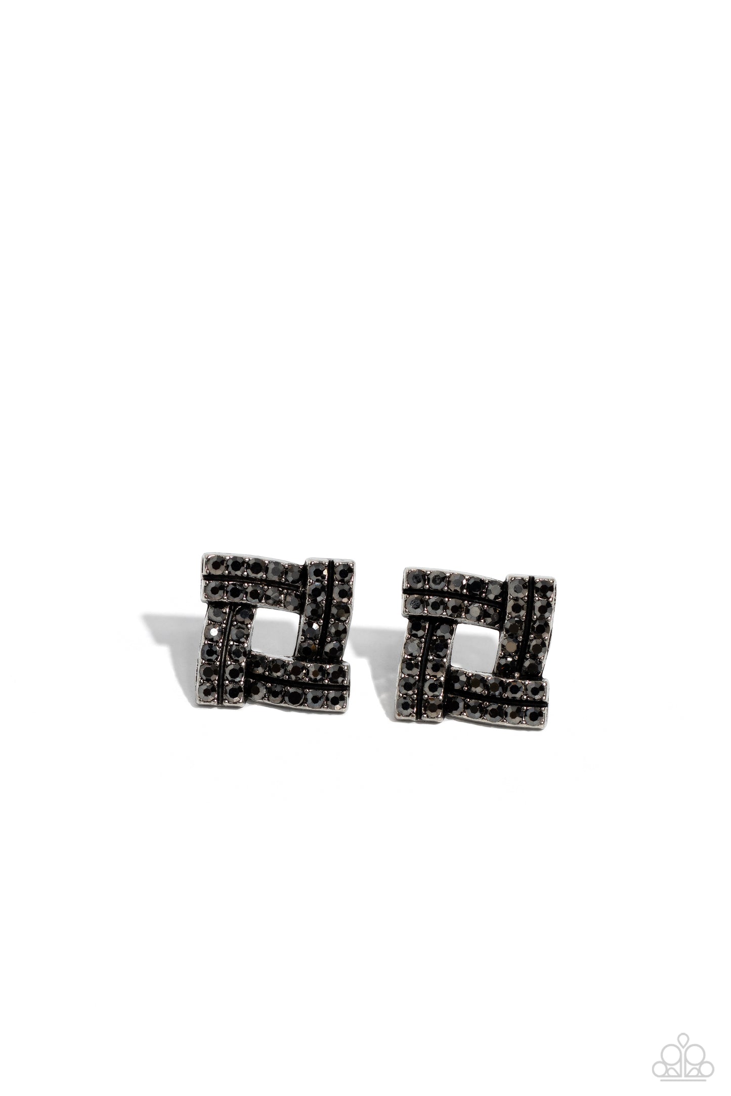 Times Square Scandalous - Silver - Paparazzi Earrings