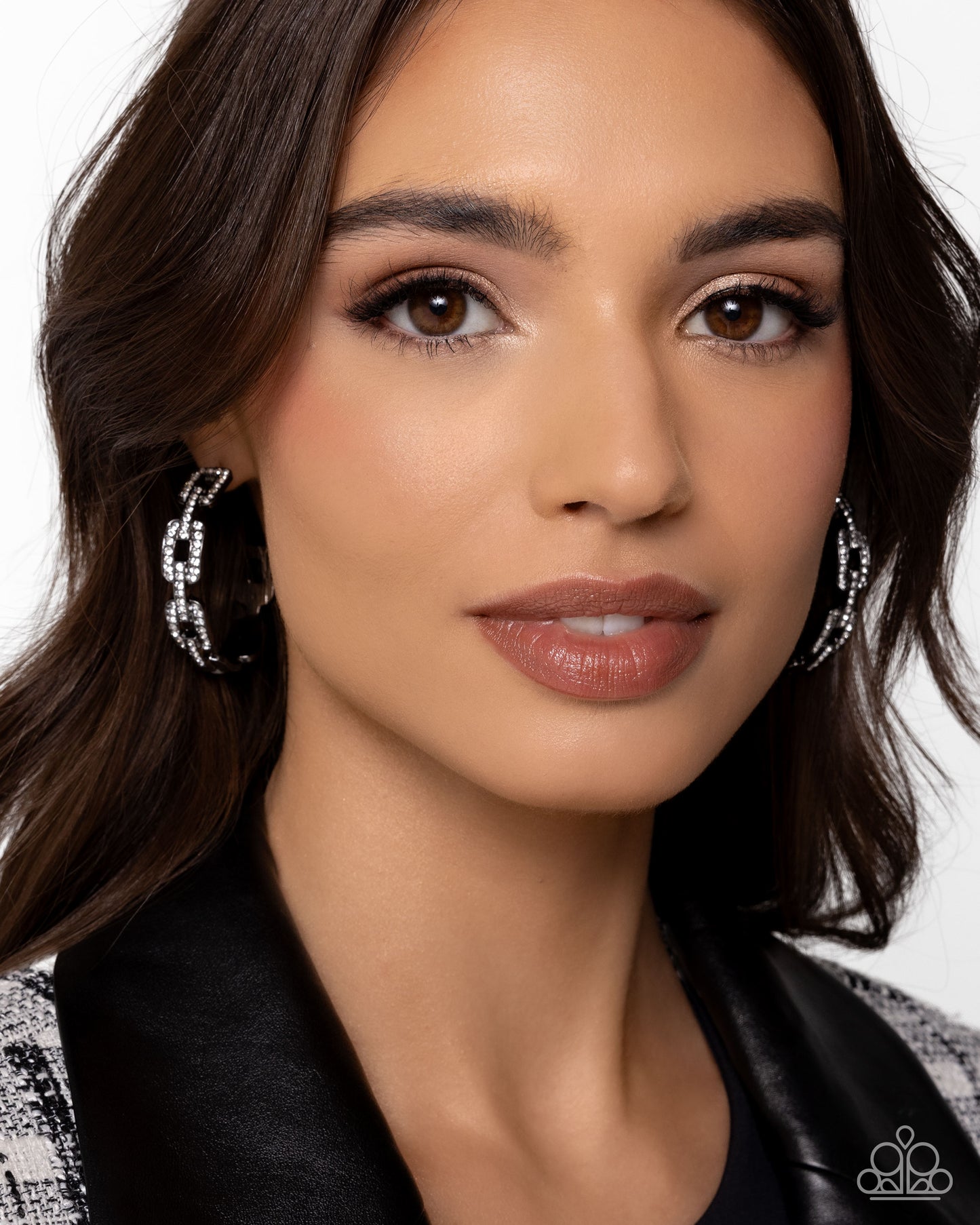 Downtown Decadence - Black - Paparazzi Earrings