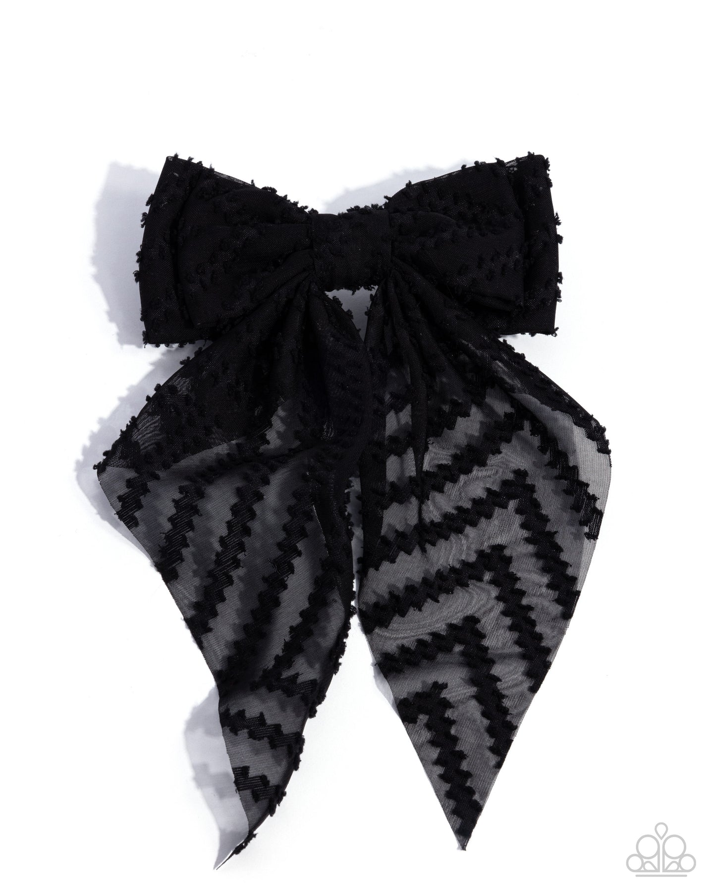 Floral Retreat - Black - Paparazzi Hair Bow