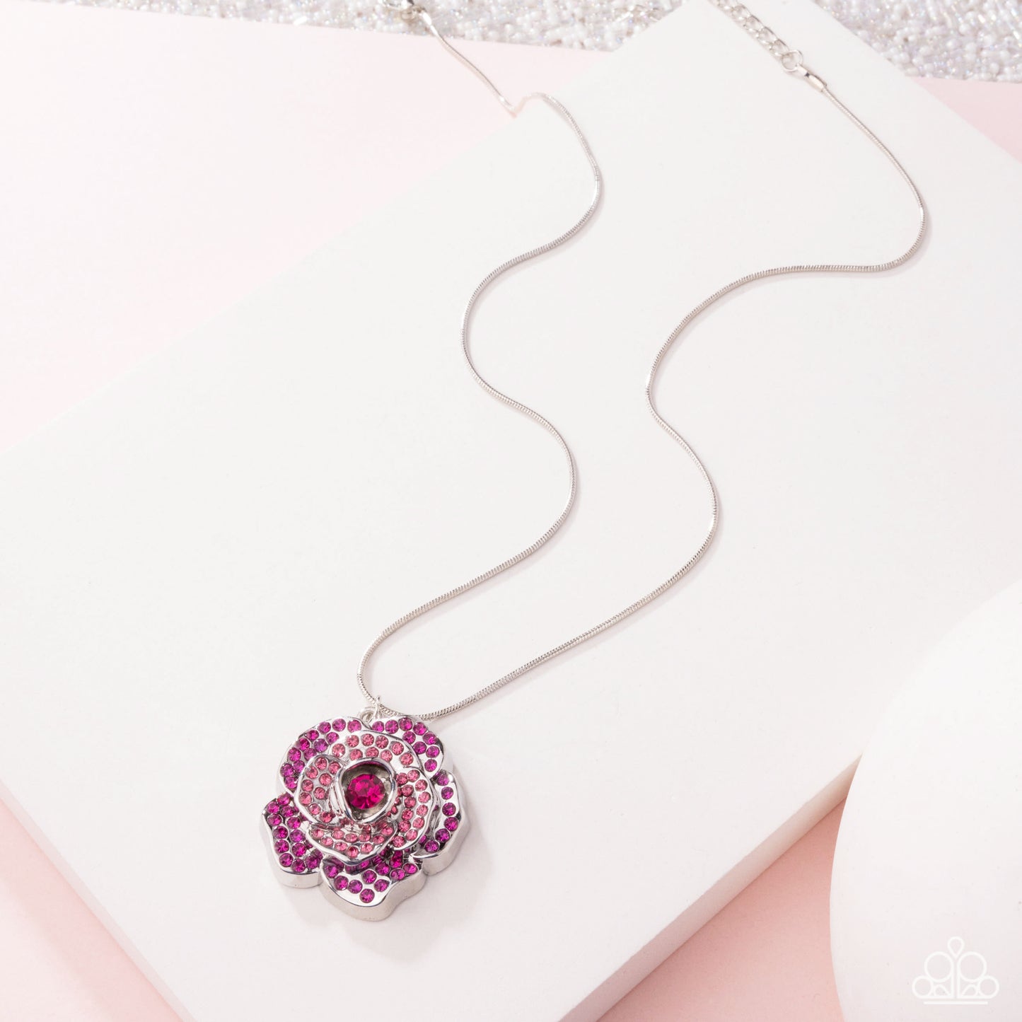 Blossoming Belle - Pink - Paparazzi Necklace