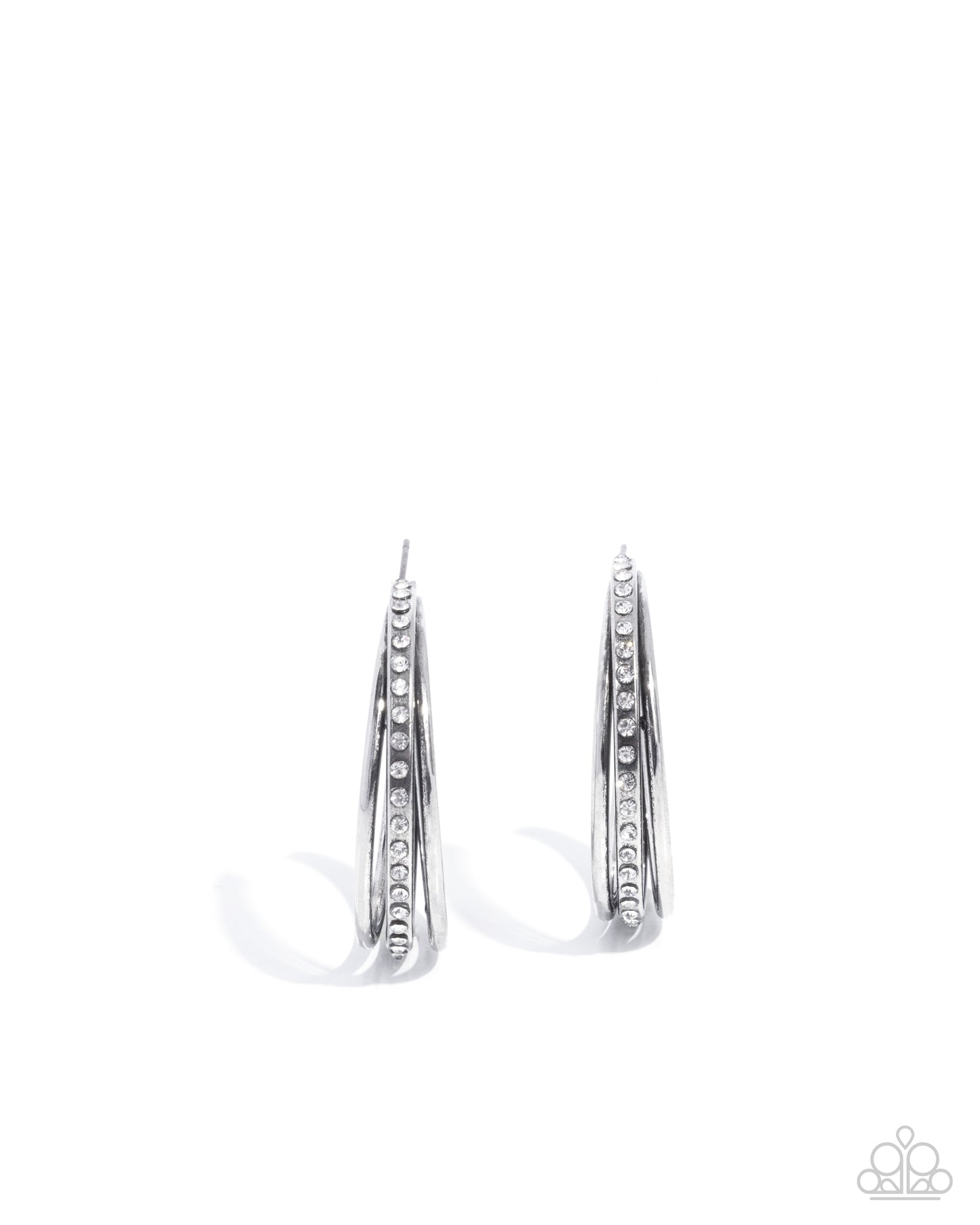 Commanding Culture - White - Paparazzi Earrings