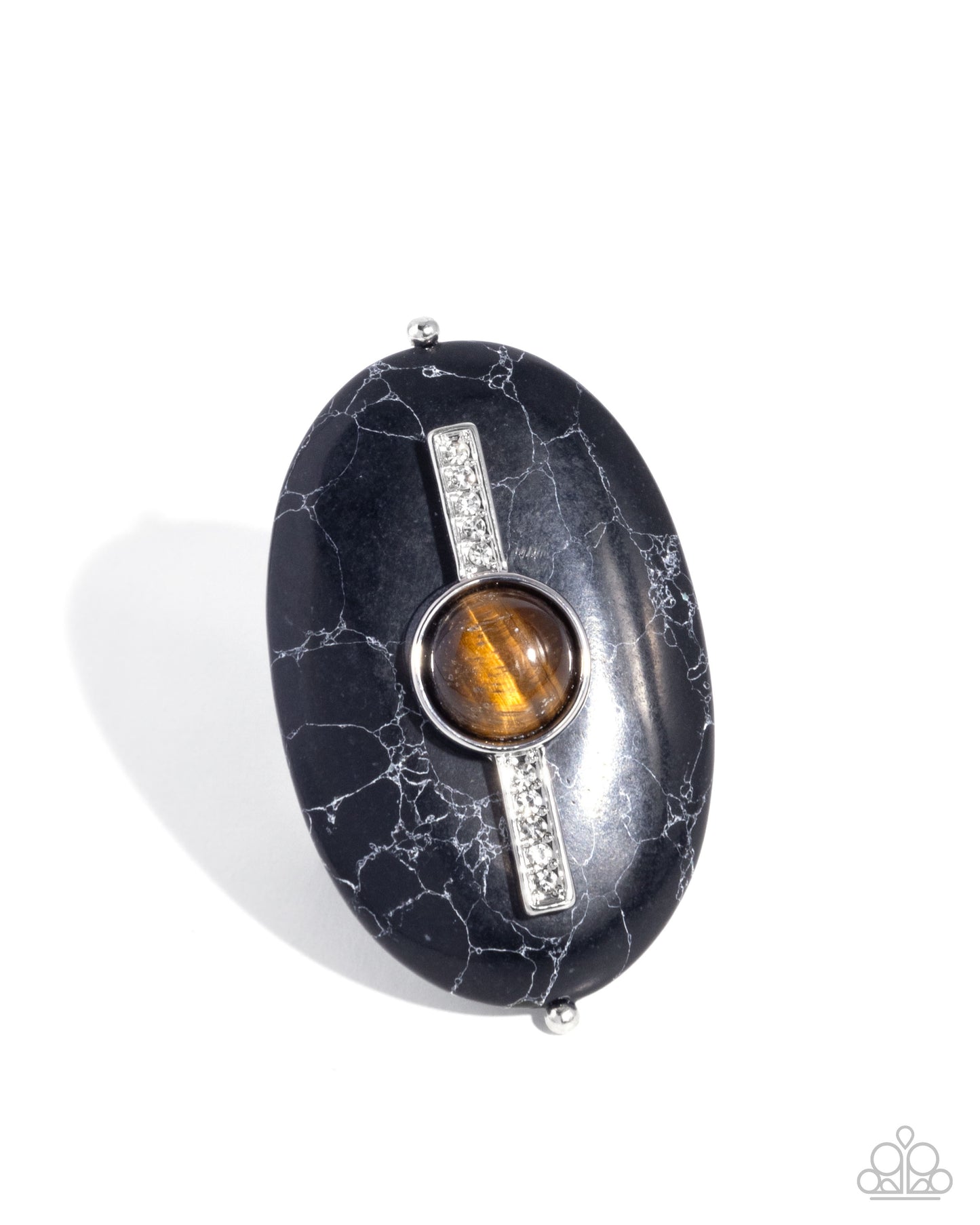 Serene Spirit - Black - Paparazzi Ring
