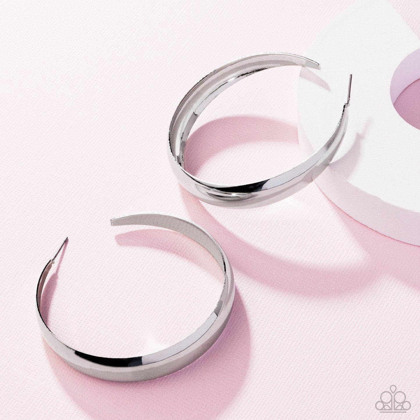 Gravity Generosity - Silver - Paparazzi Earrings