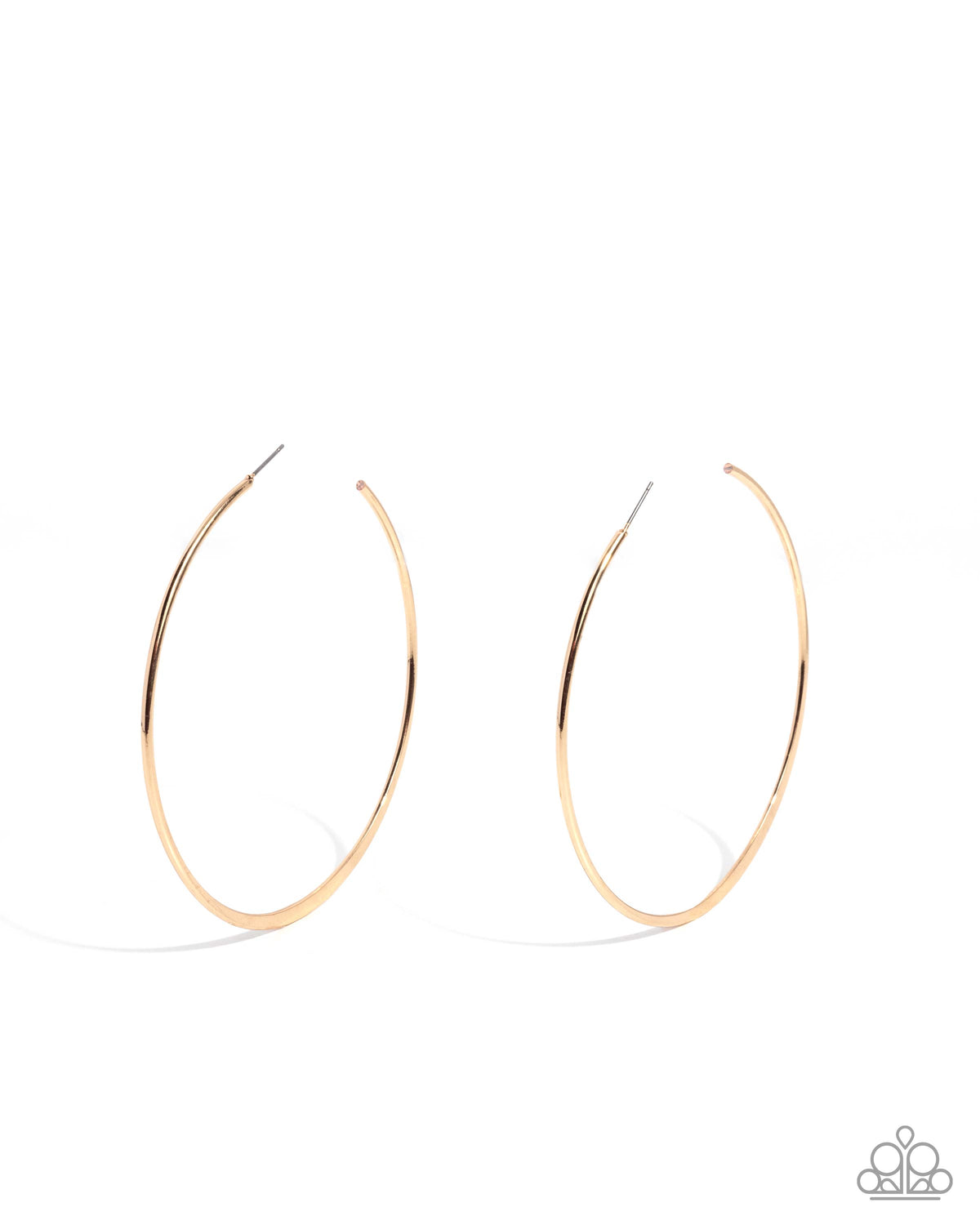 Coming Soon - Dare To Delight - Gold - Paparazzi Hoop Earrings