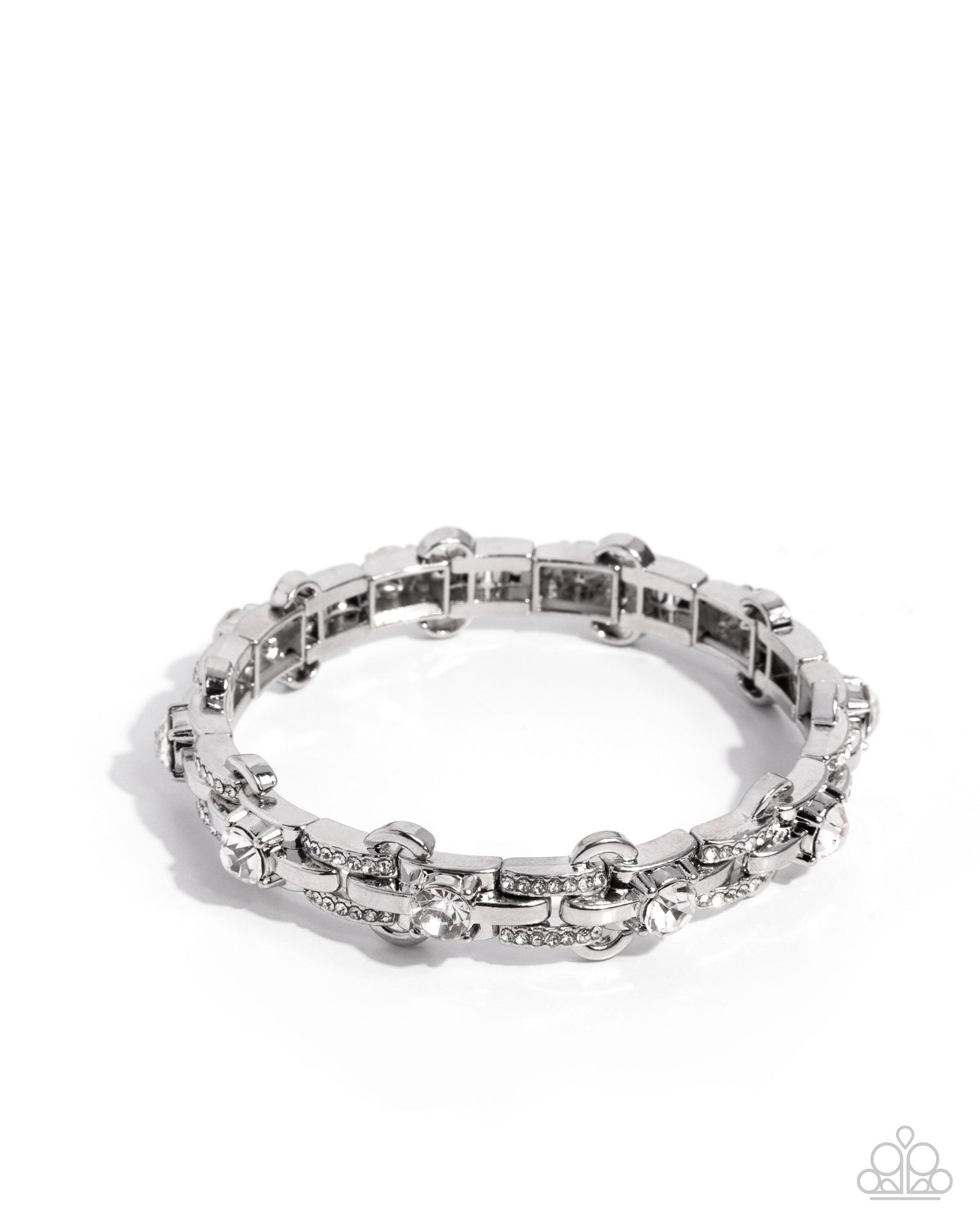 Consuming Confidence - White - Paparazzi Bracelet
