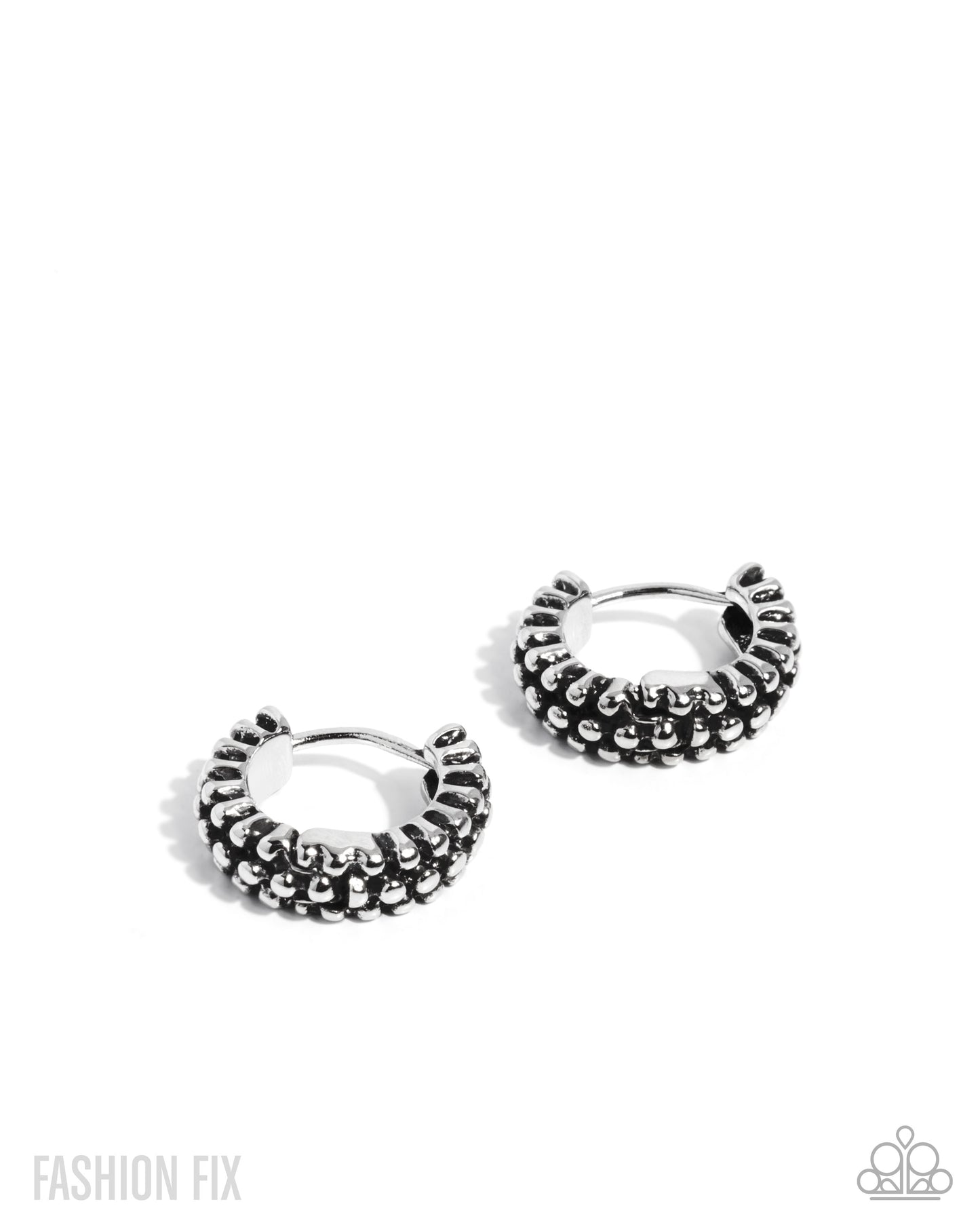 Classic Character - Silver - Paparazzi Earrings