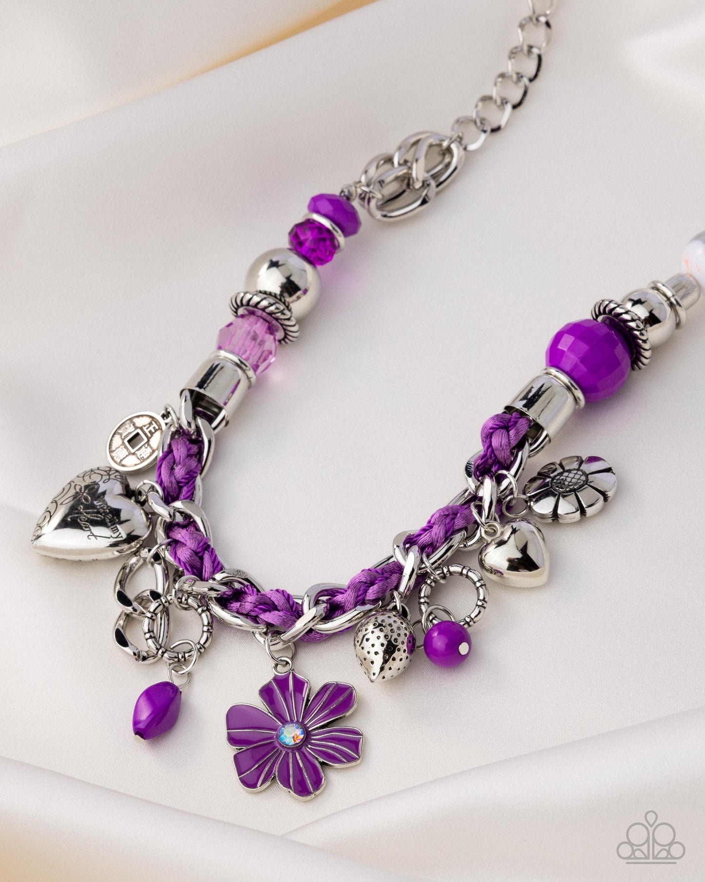 Coming Soon - Charmed, I Am Sure - Purple - Paparazzi Necklace