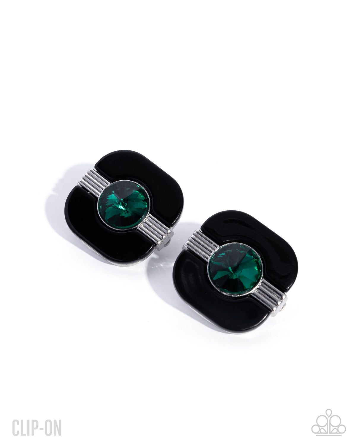 Scintillating Specialty - Green - Paparazzi Clip On Earrings