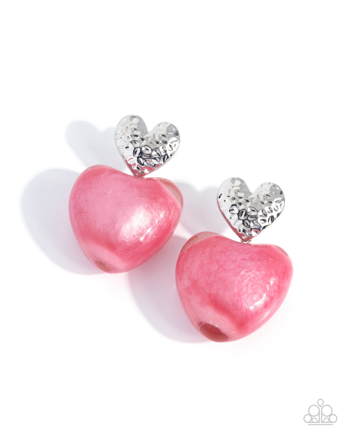 Mesmerizing Melody - Pink - Paparazzi Post Earrings