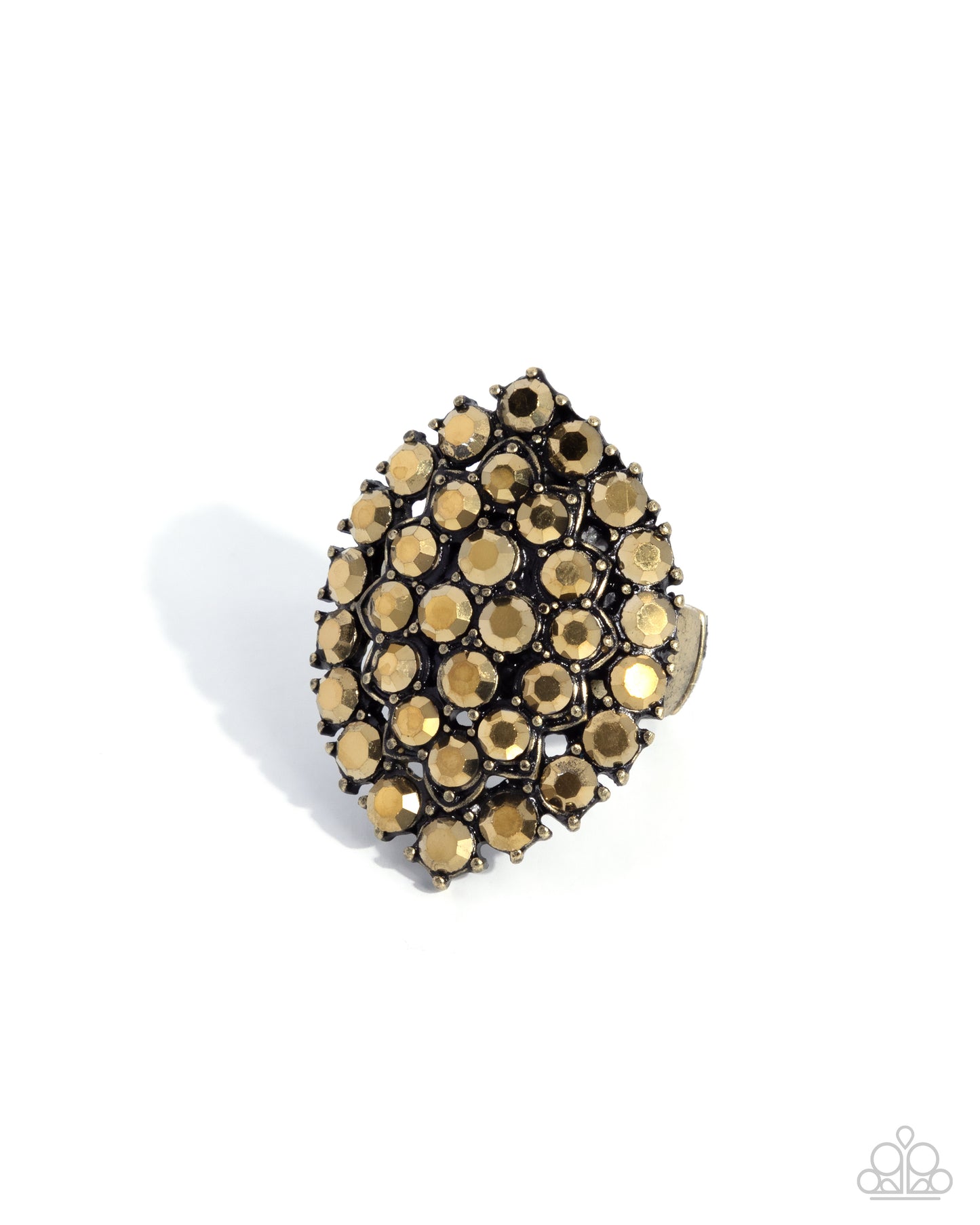Private Polish - Brass - Paparazzi Ring