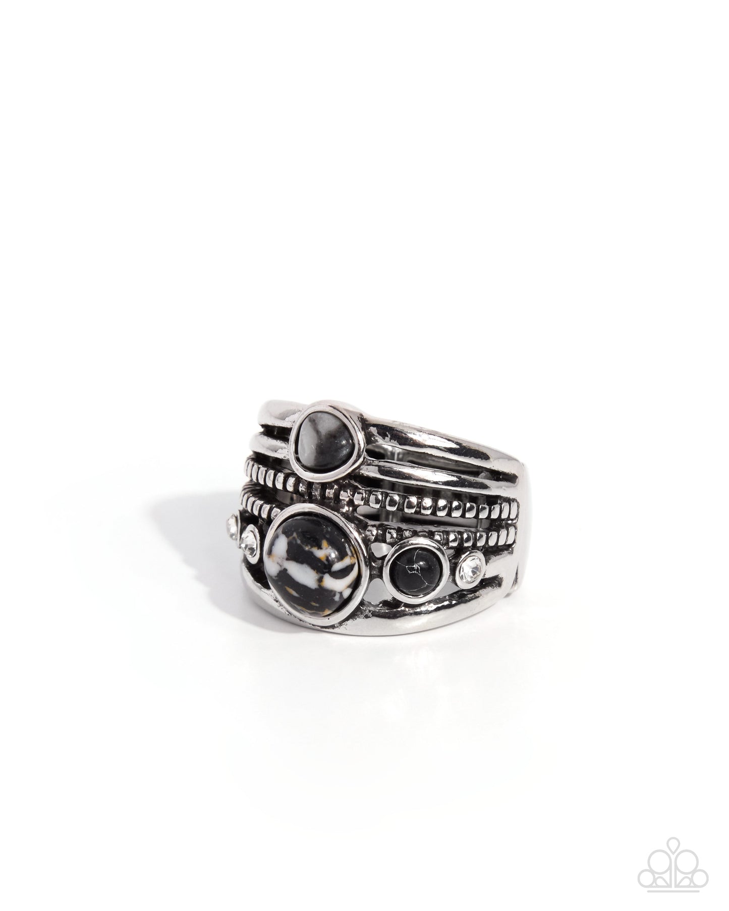 Coming Soon - Out of BANDS - Black - Paparazzi Ring
