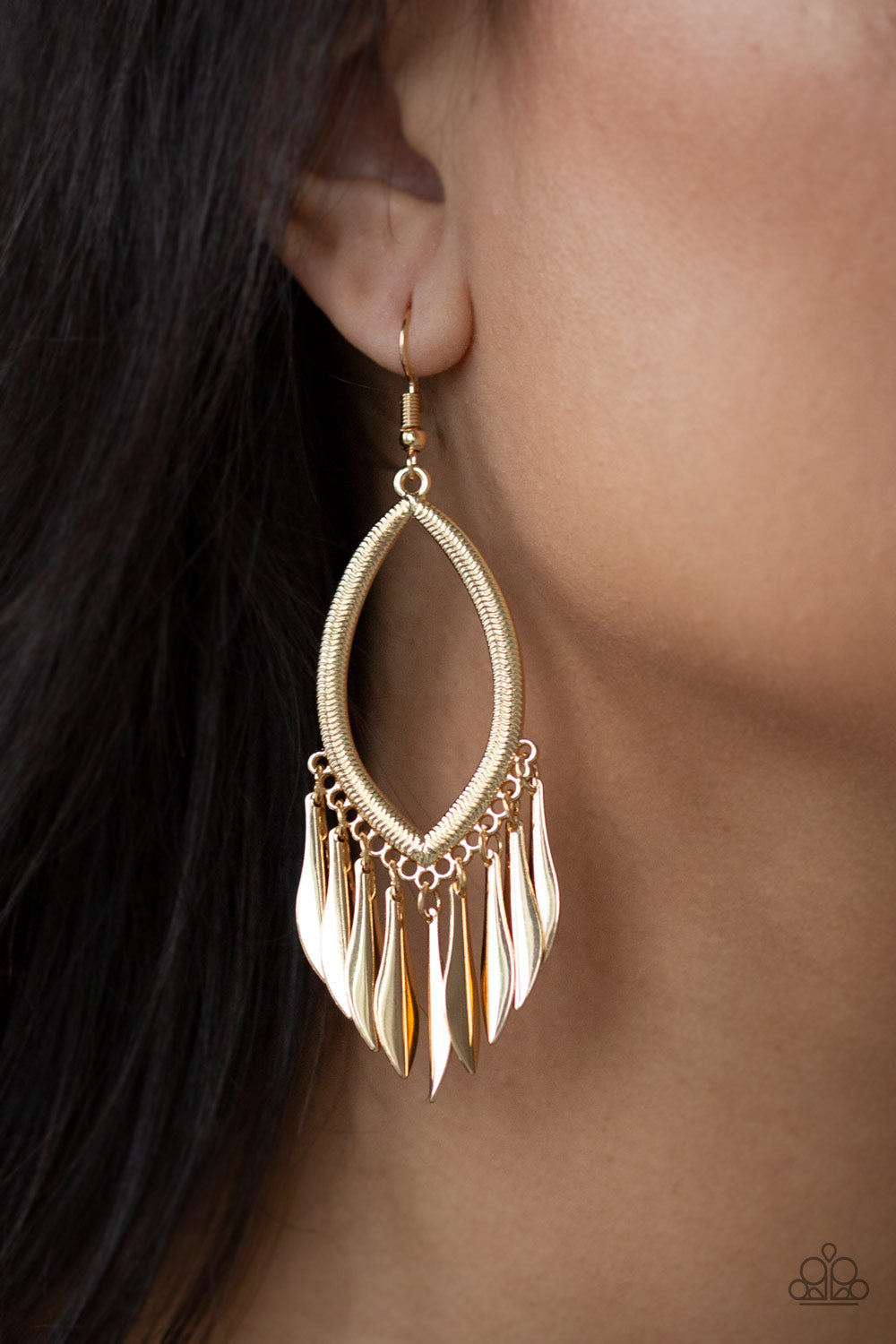 My Flair Lady - Gold Fish Hook Earrings