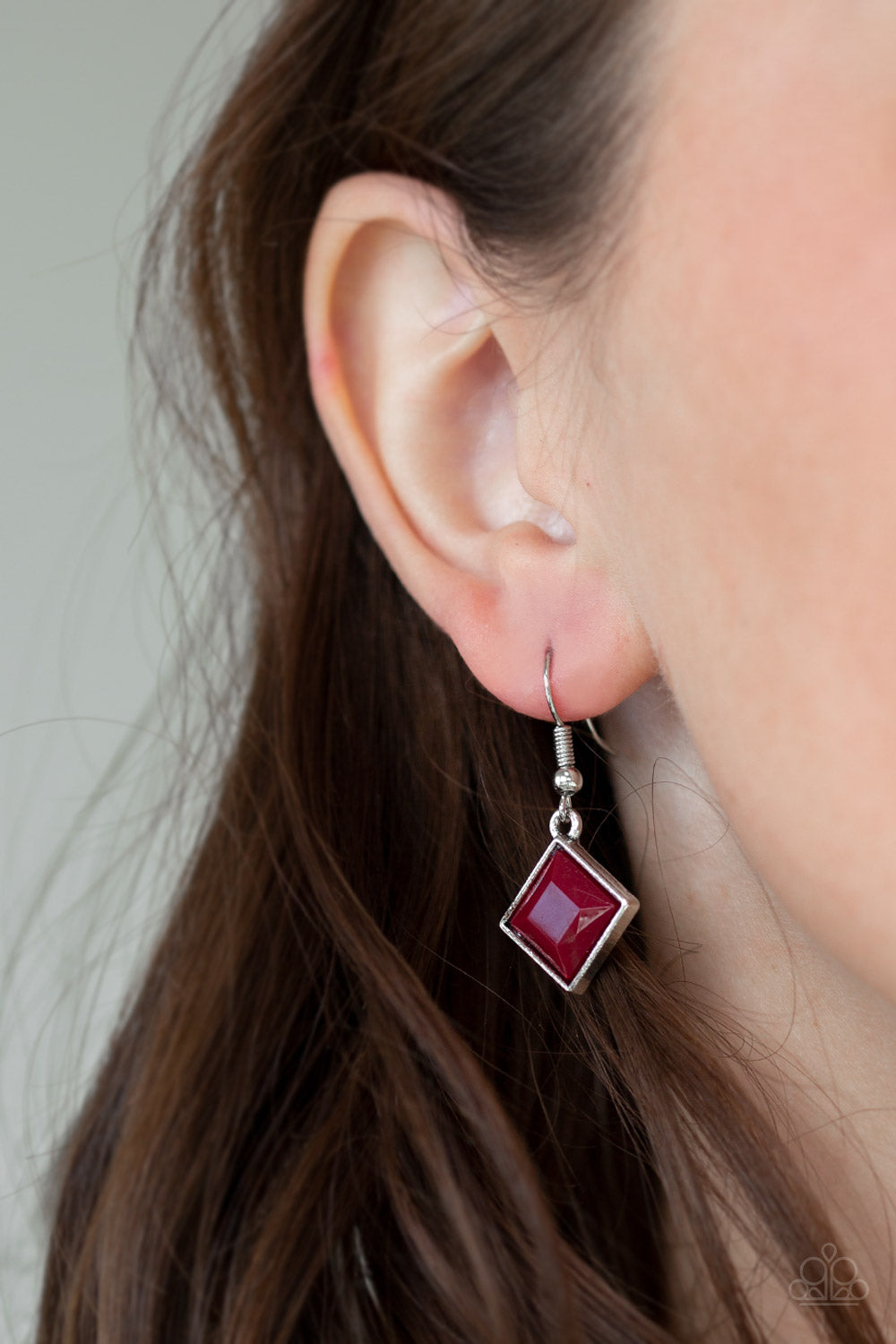 Feeling Inde-Pendant - Red - Paparazzi Necklace