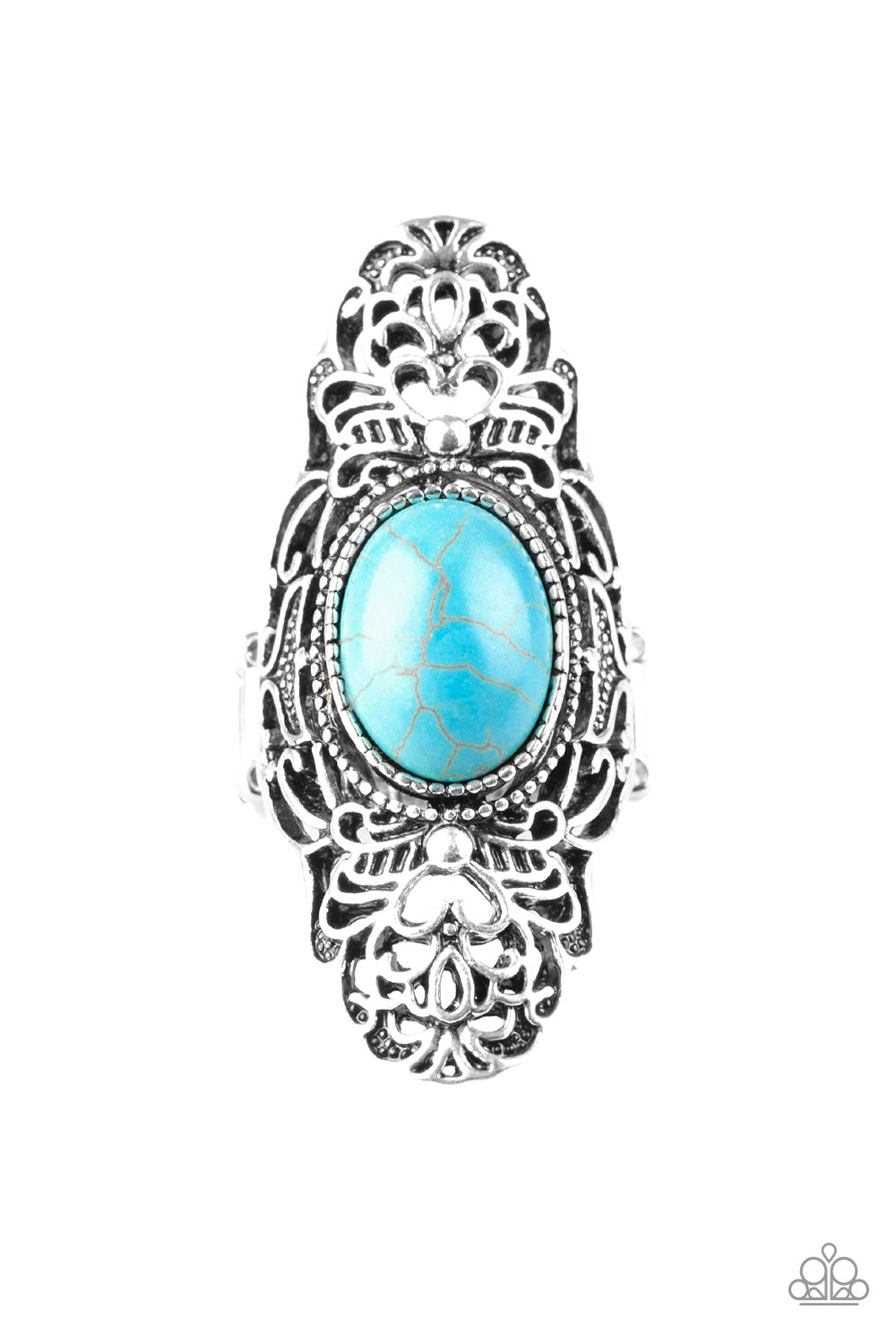 Ego Trippin - Blue - Paparazzi Ring
