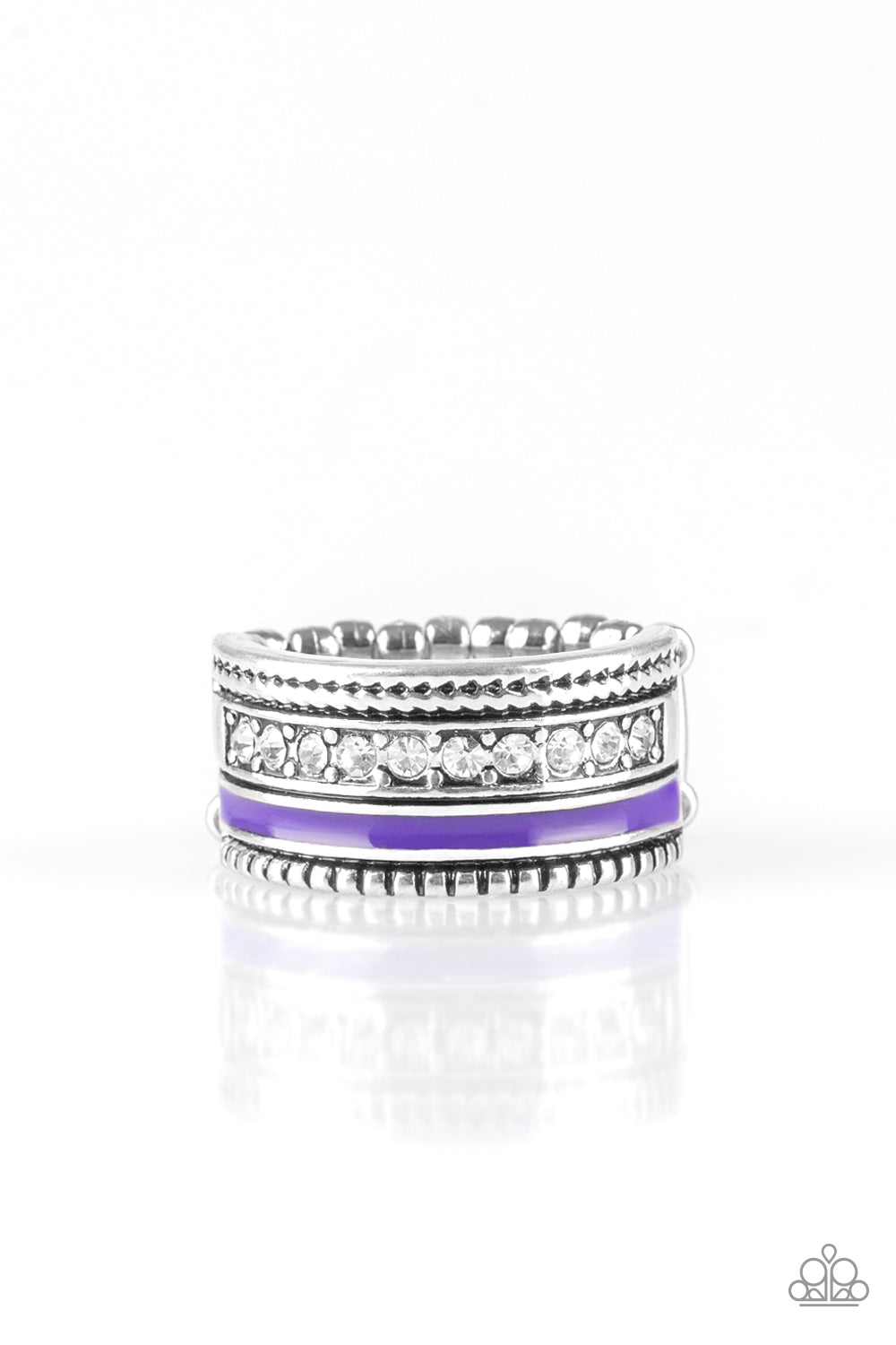 Rich Rogue - Purple - Paparazzi Ring