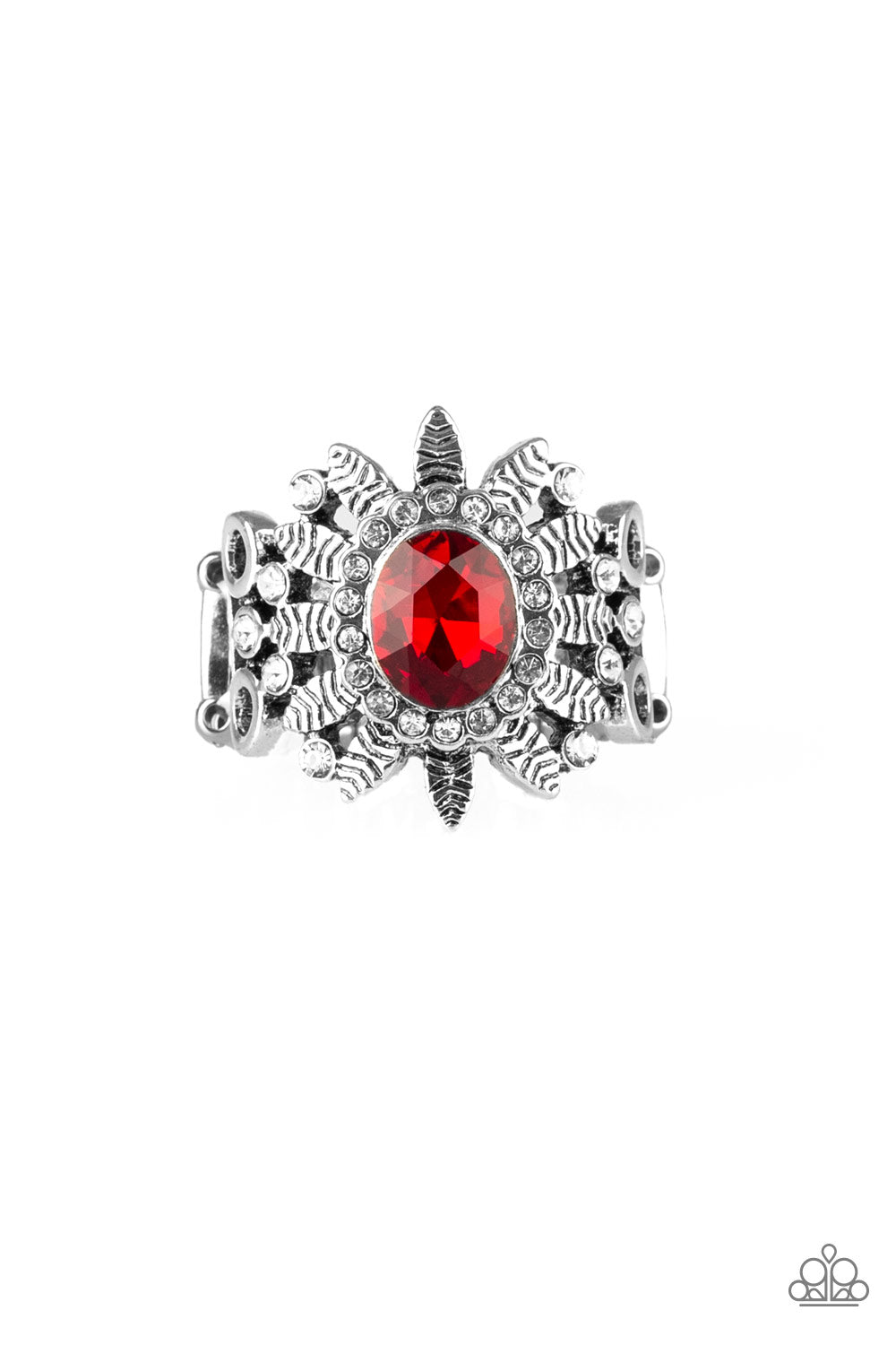 Burn Bright - Red - Paparazzi Ring