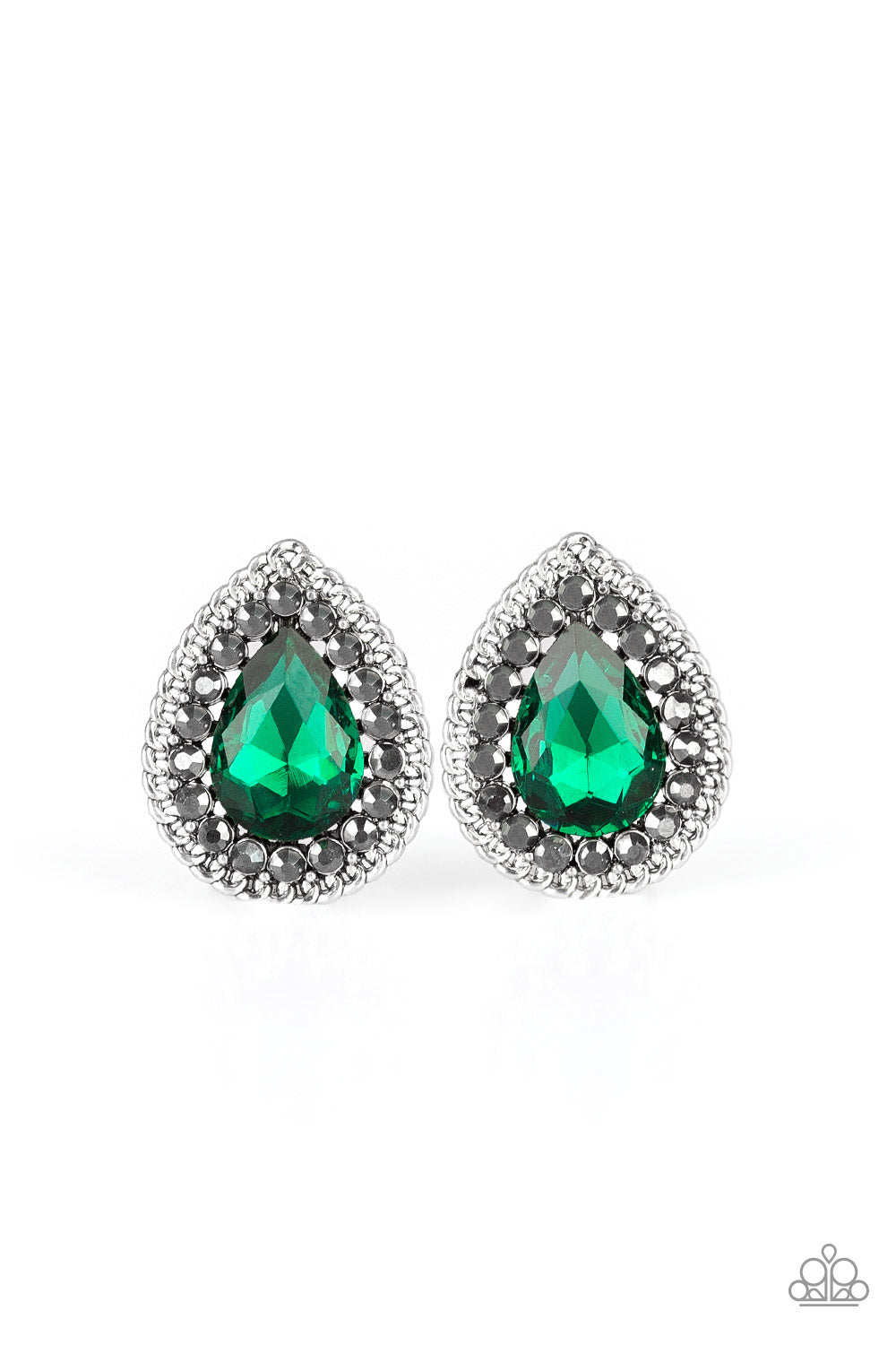 Debutante Debut - Green - Paparazzi Earrings
