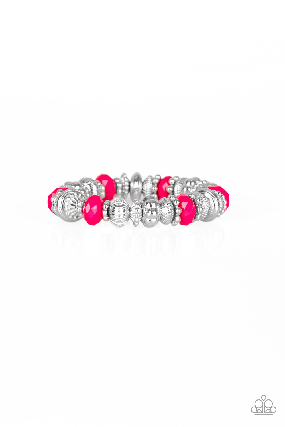 Live Life To The Color-fullest - Pink - Paparazzi Bracelet