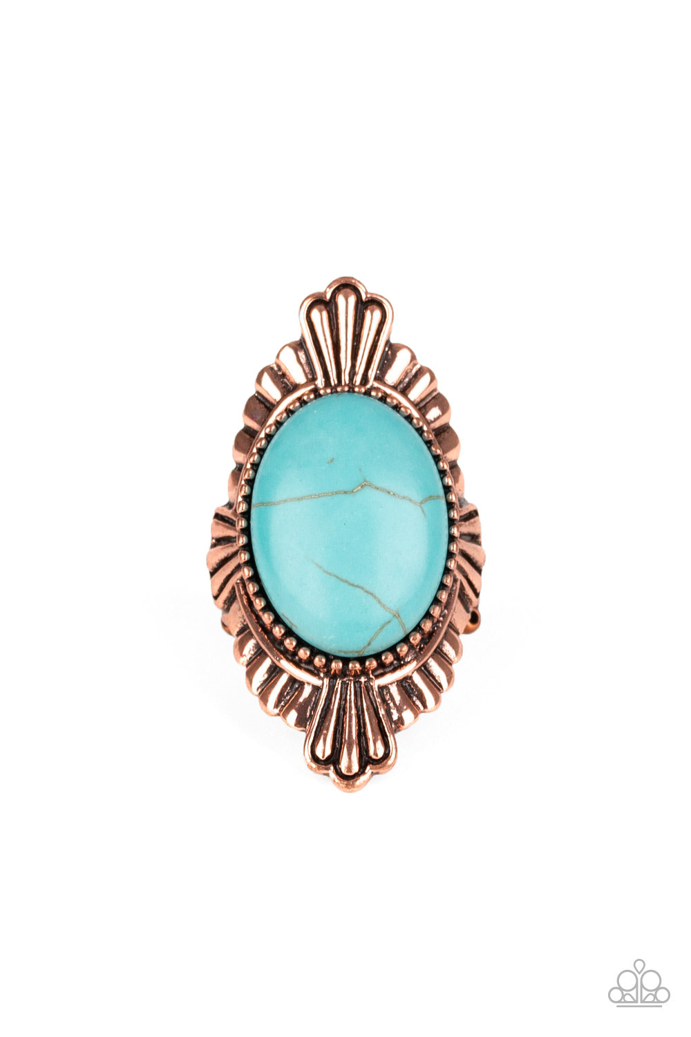 Pioneer Party - Copper - Paparazzi Ring