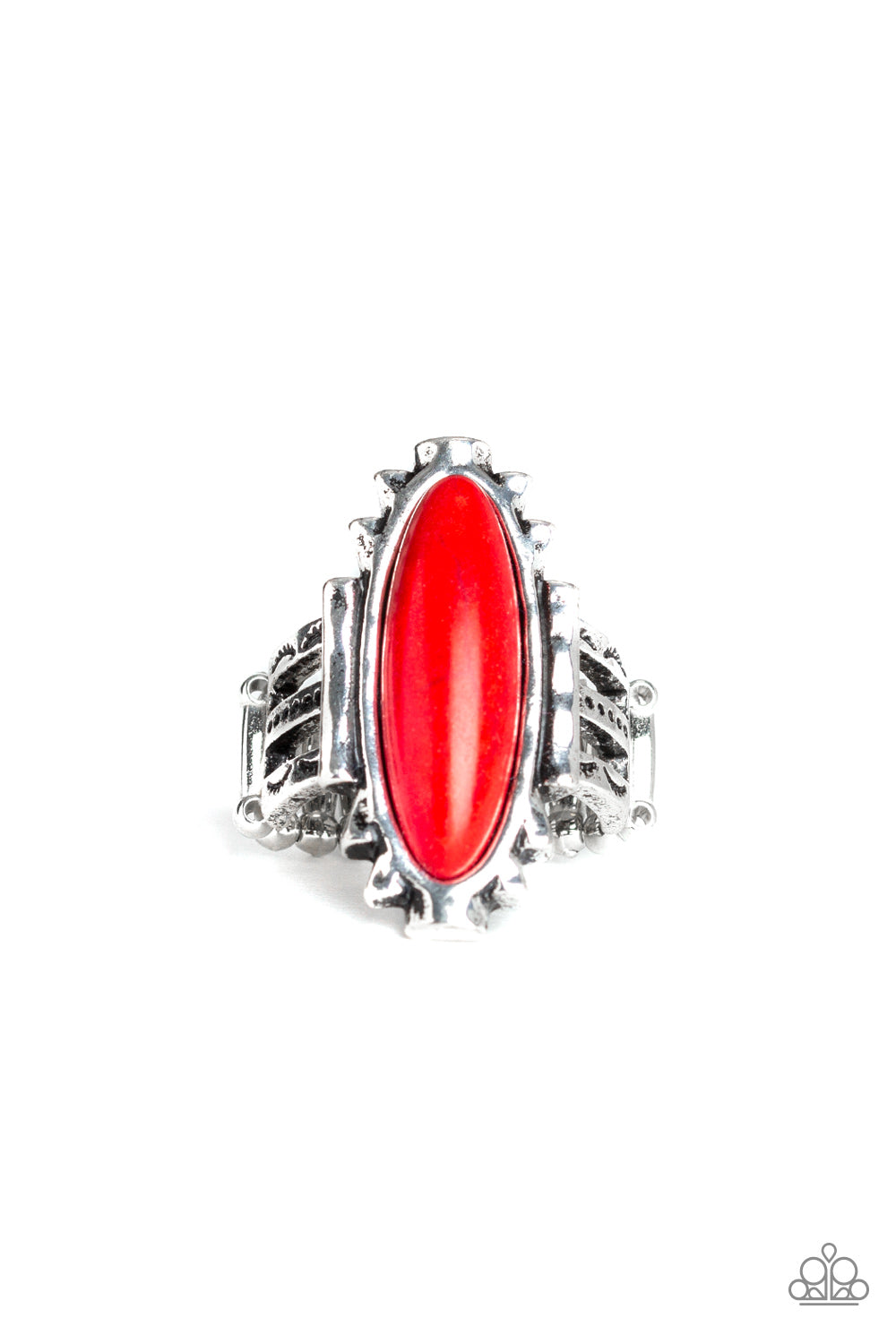Canyon Colada - Red - Paparazzi Ring