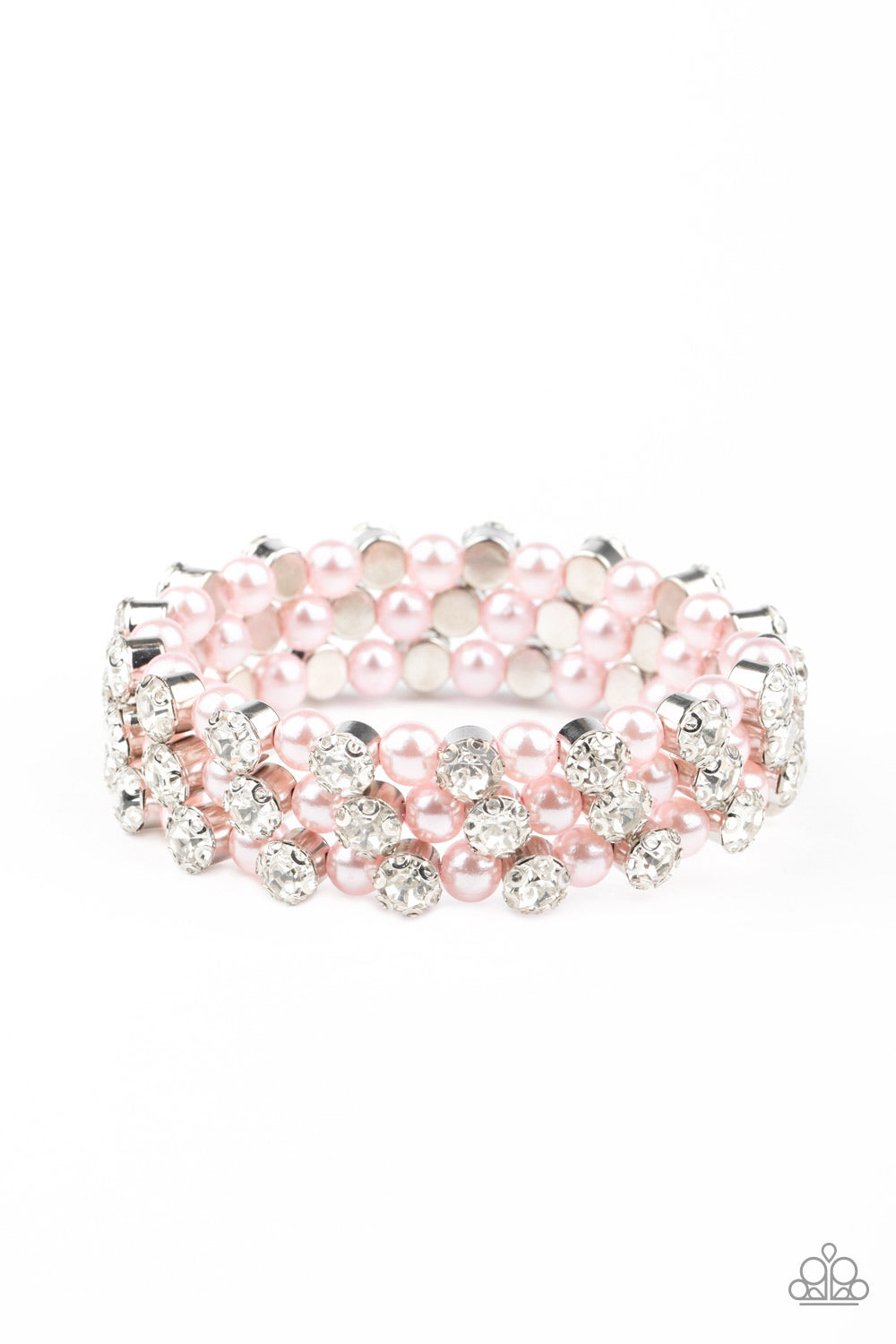 Metro Motif - Pink - Paparazzi Bracelet