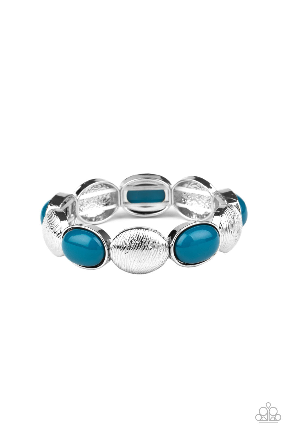 Decadently Dewy - Blue - Paparazzi Bracelet