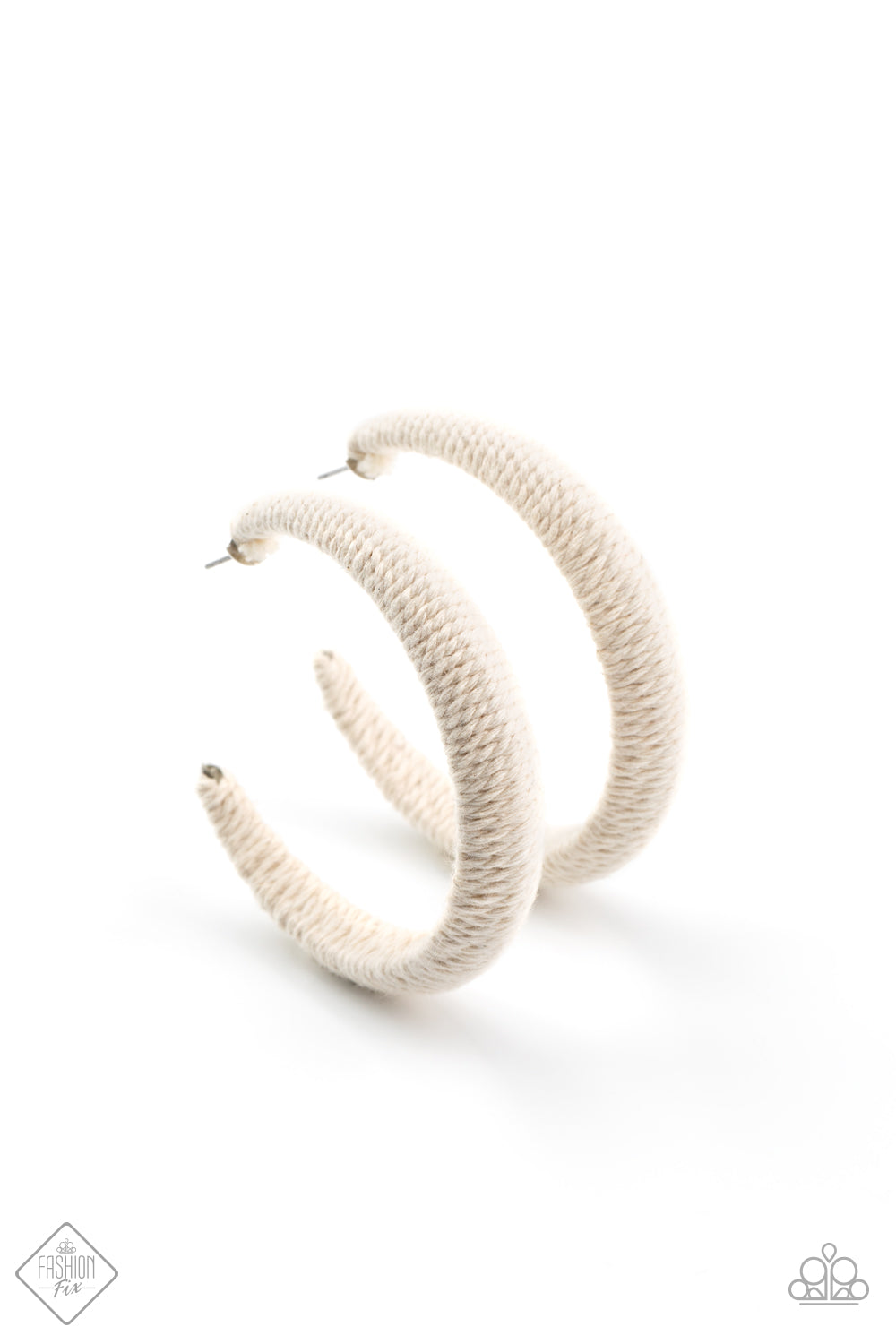 Twine and Dine Hoop - Paparazzi Earrings