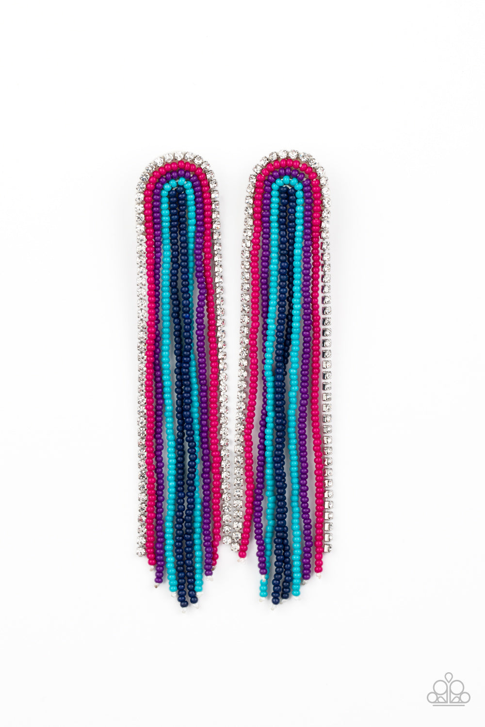 Let There BEAD Light - Multi - Paparazzi Earrings