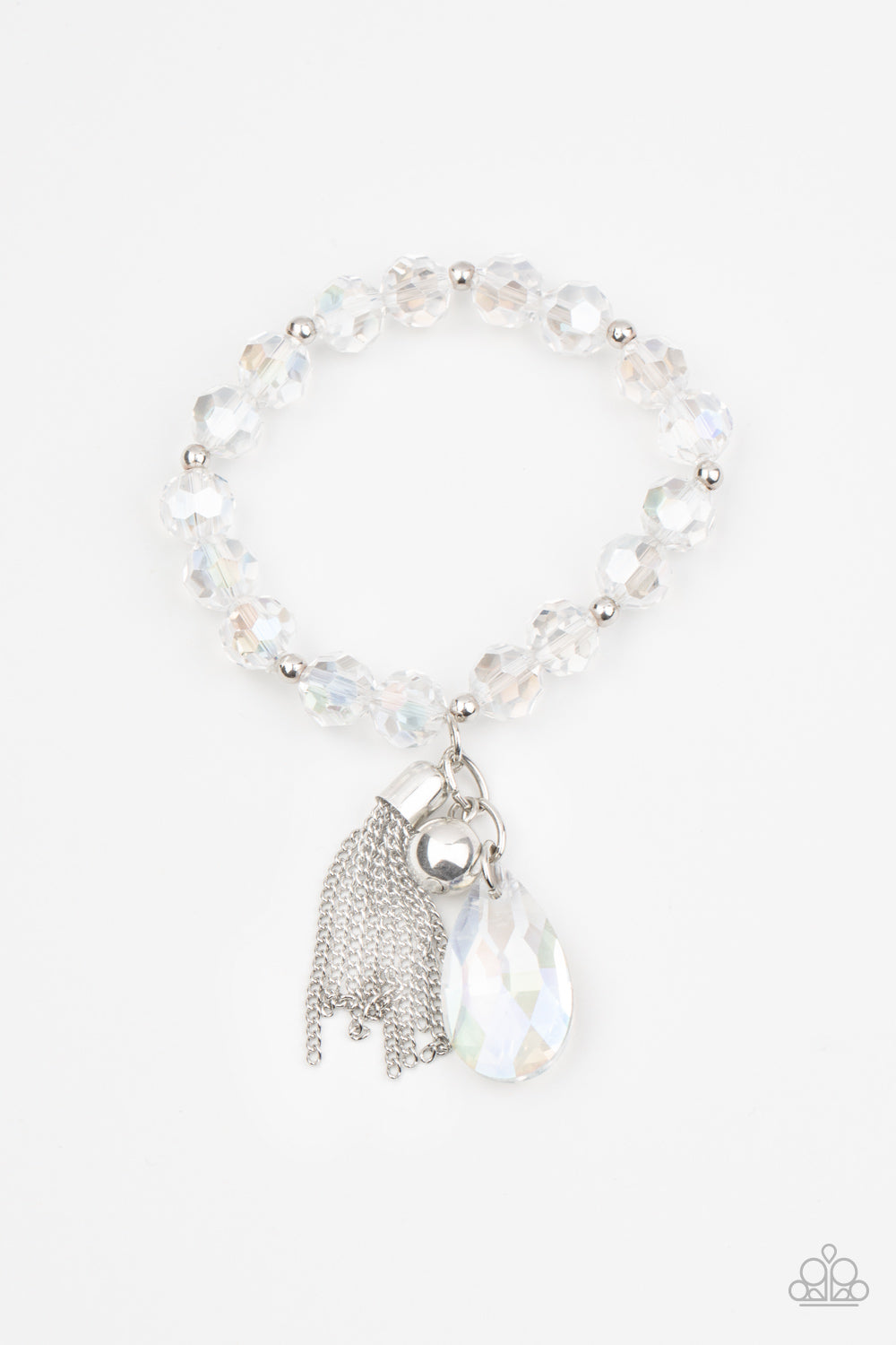 Leaving So Swoon? - White - Paparazzi Bracelet