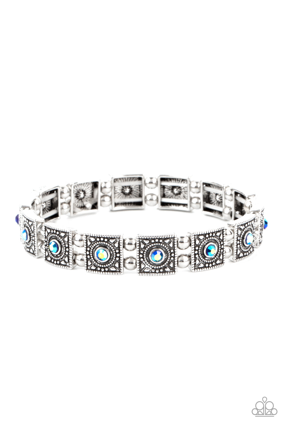 Cosmic Conquest - Blue - Paparazzi Bracelet