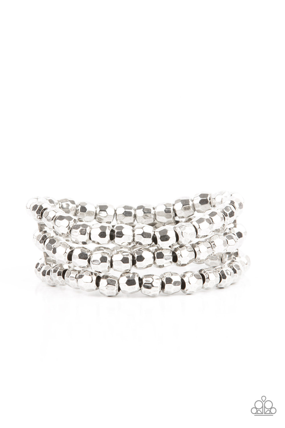 Magnetically Maven - Silver - Paparazzi Bracelet