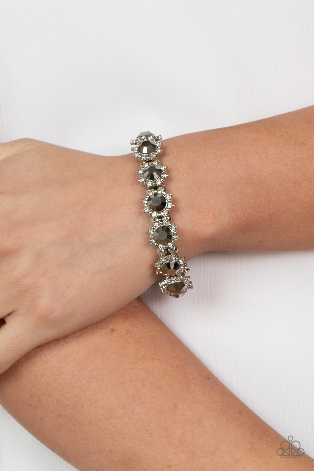 Prismatic Palace - Silver - Paparazzi Bracelet