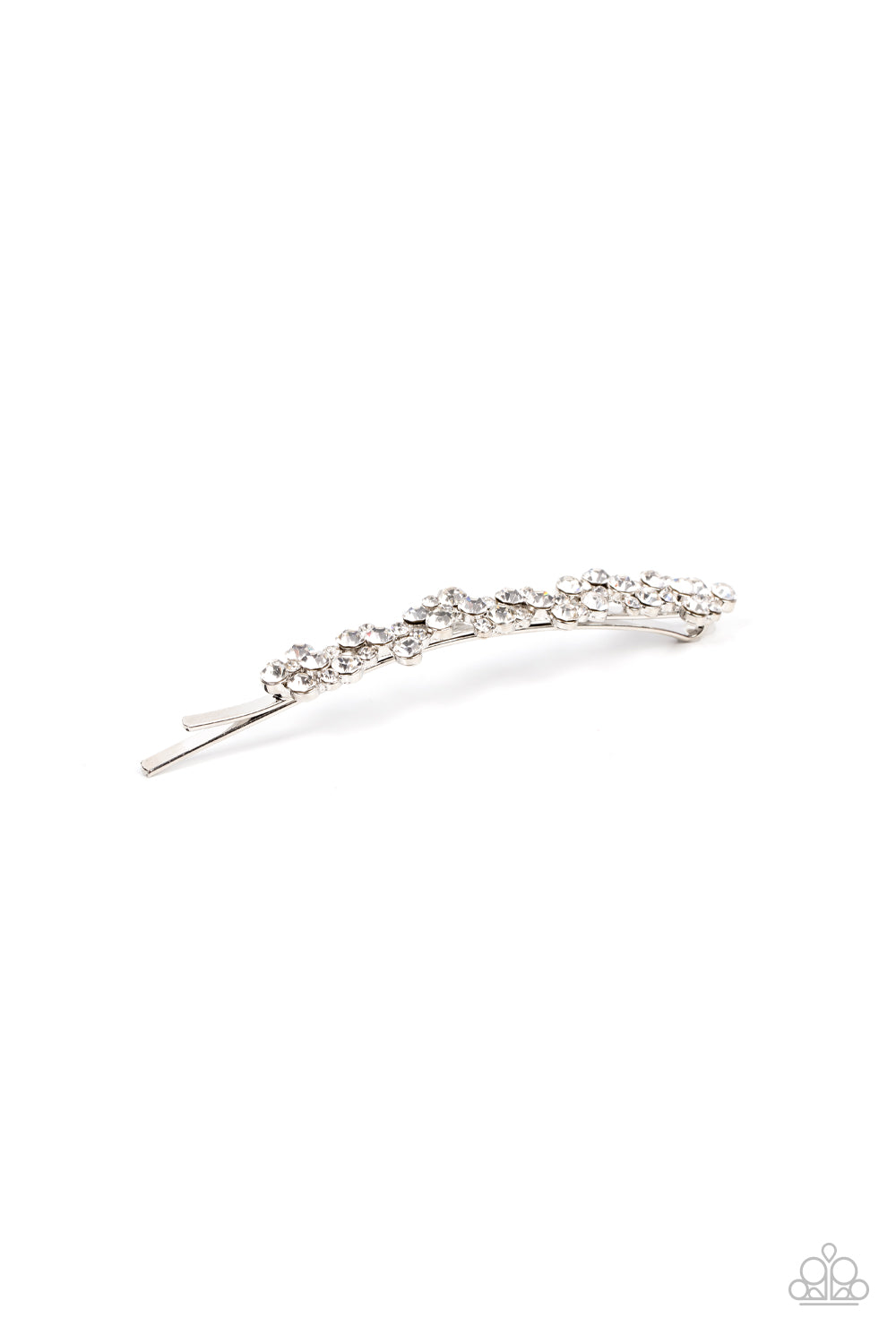 Starry Sprinkles - White - Paparazzi Hair Pin