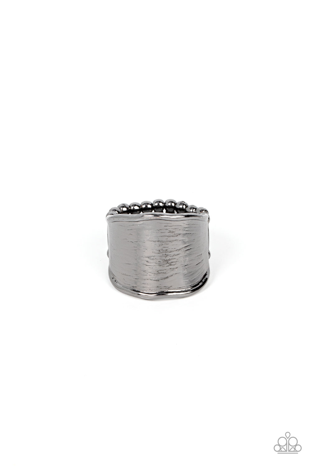 Too Little Too SLATE - Black - Paparazzi Ring