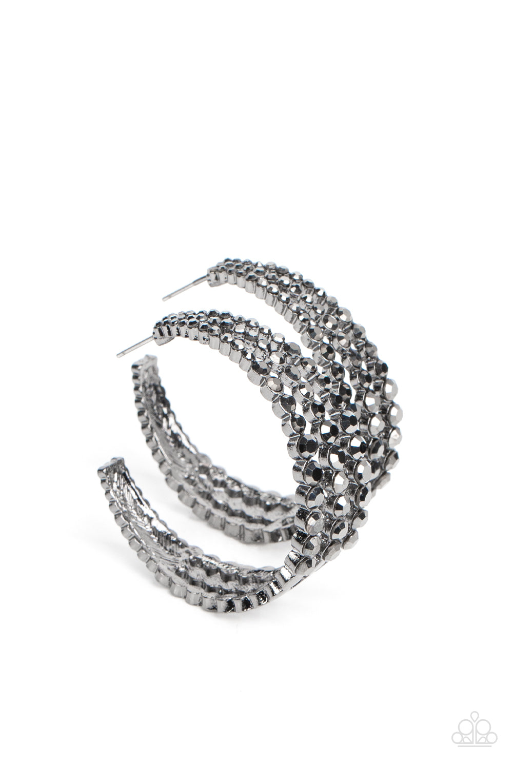 Cosmopolitan Cool - Black - Paparazzi Earrings