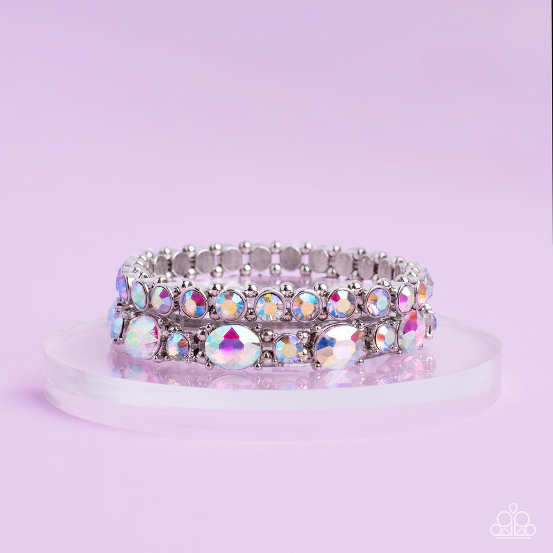 Splendid Stack - Multi - Paparazzi Empire Diamond Exclusive (October 2022)