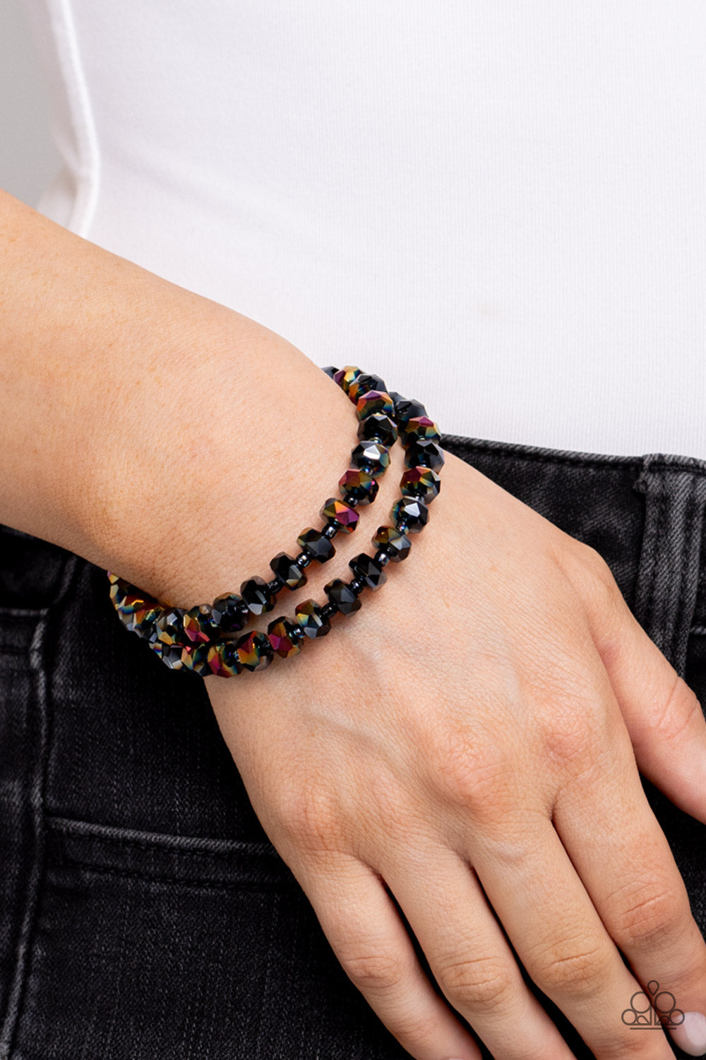 Seriously Stellar - Black - Paparazzi Bracelet