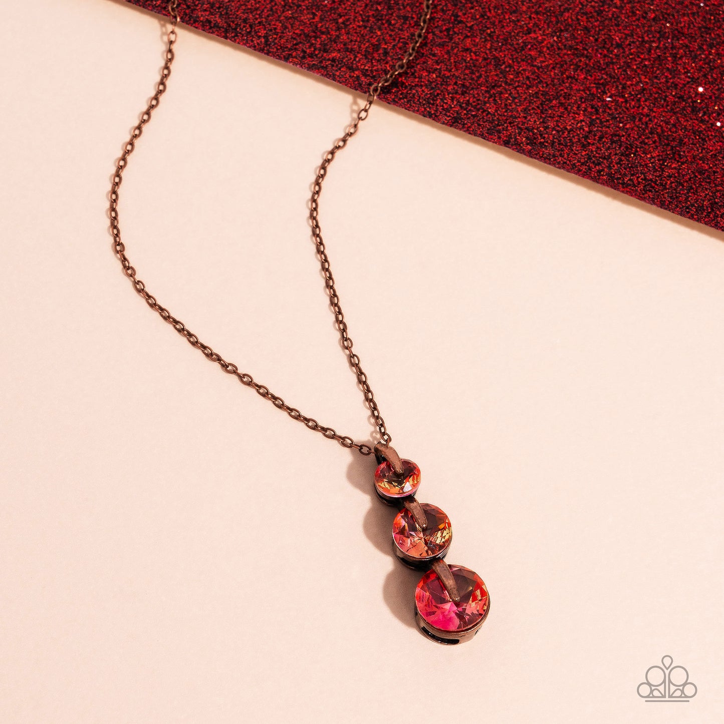 Ombré Obsession - Copper - Paparazzi Necklace