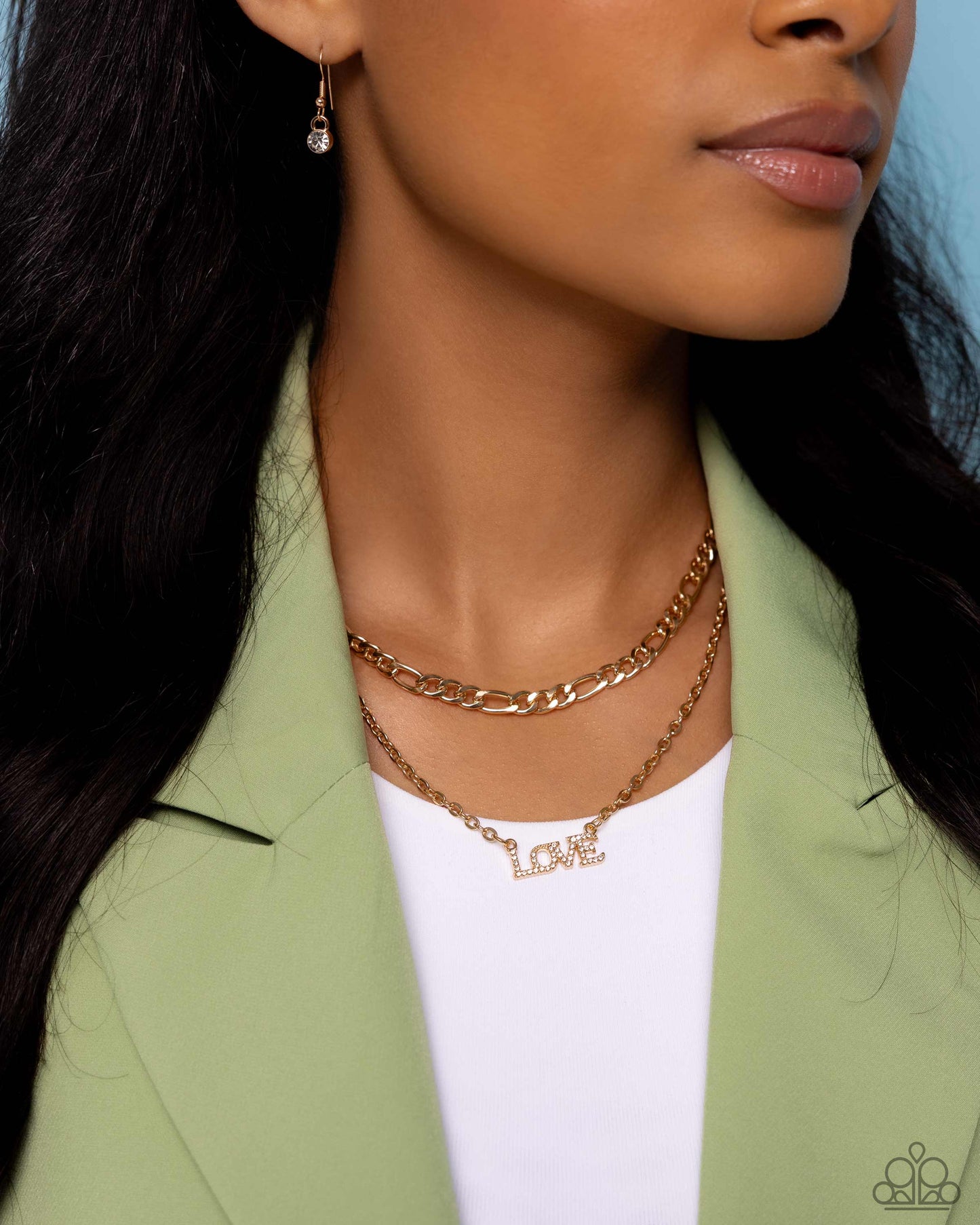 Lovely Layers - Gold - Paparazzi Necklace