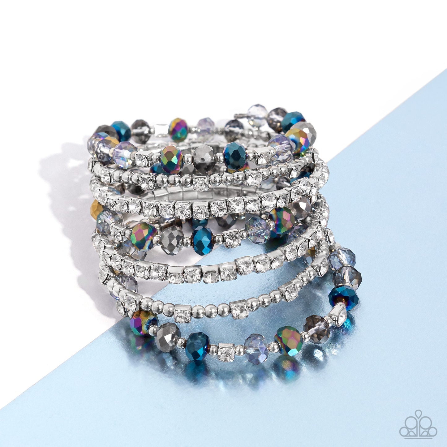 Sizzling Stack - Multi - Paparazzi Coil Bracelet (2024 EMP)