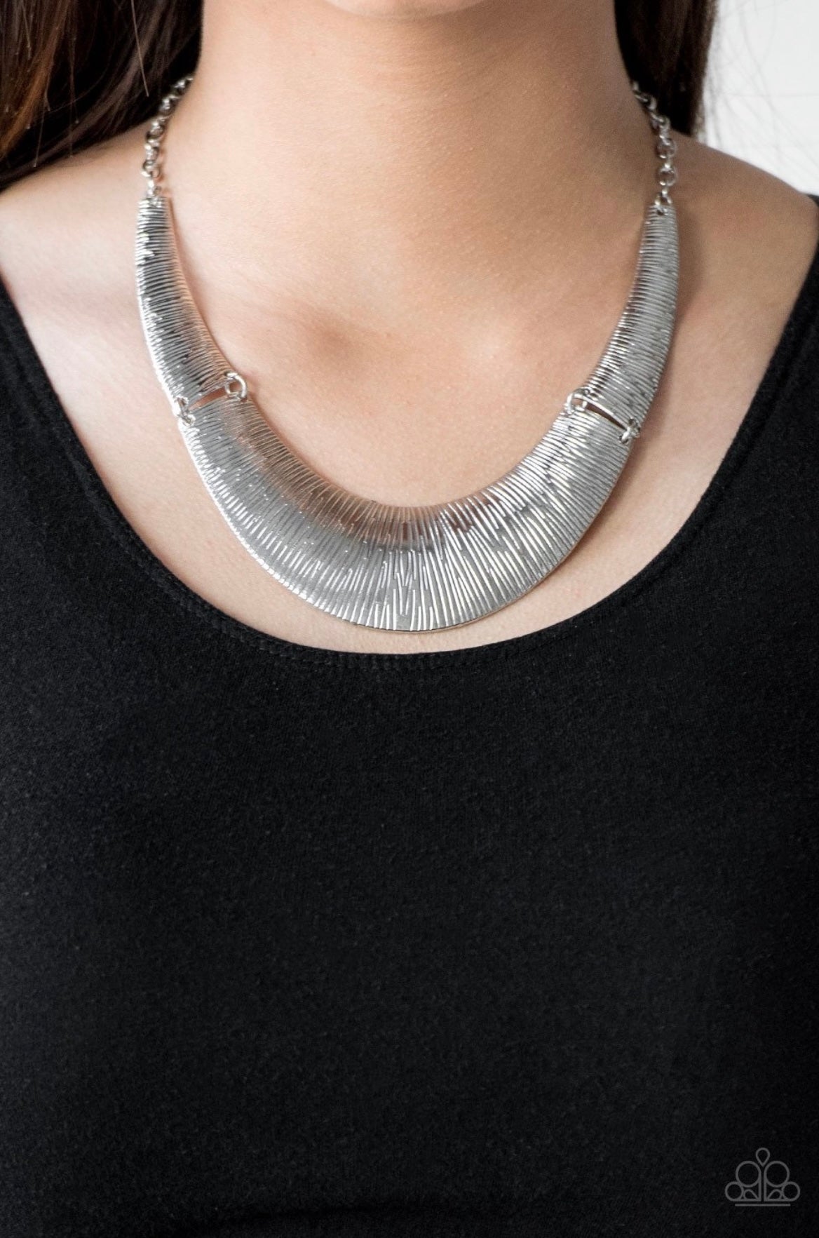 Feast or Famine Silver Necklace