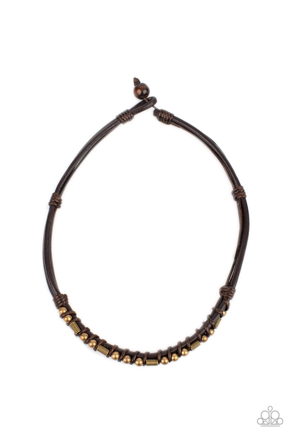 Westside Wrangler Brass Urban Necklace and Bronco Brawler Brass Bracelet