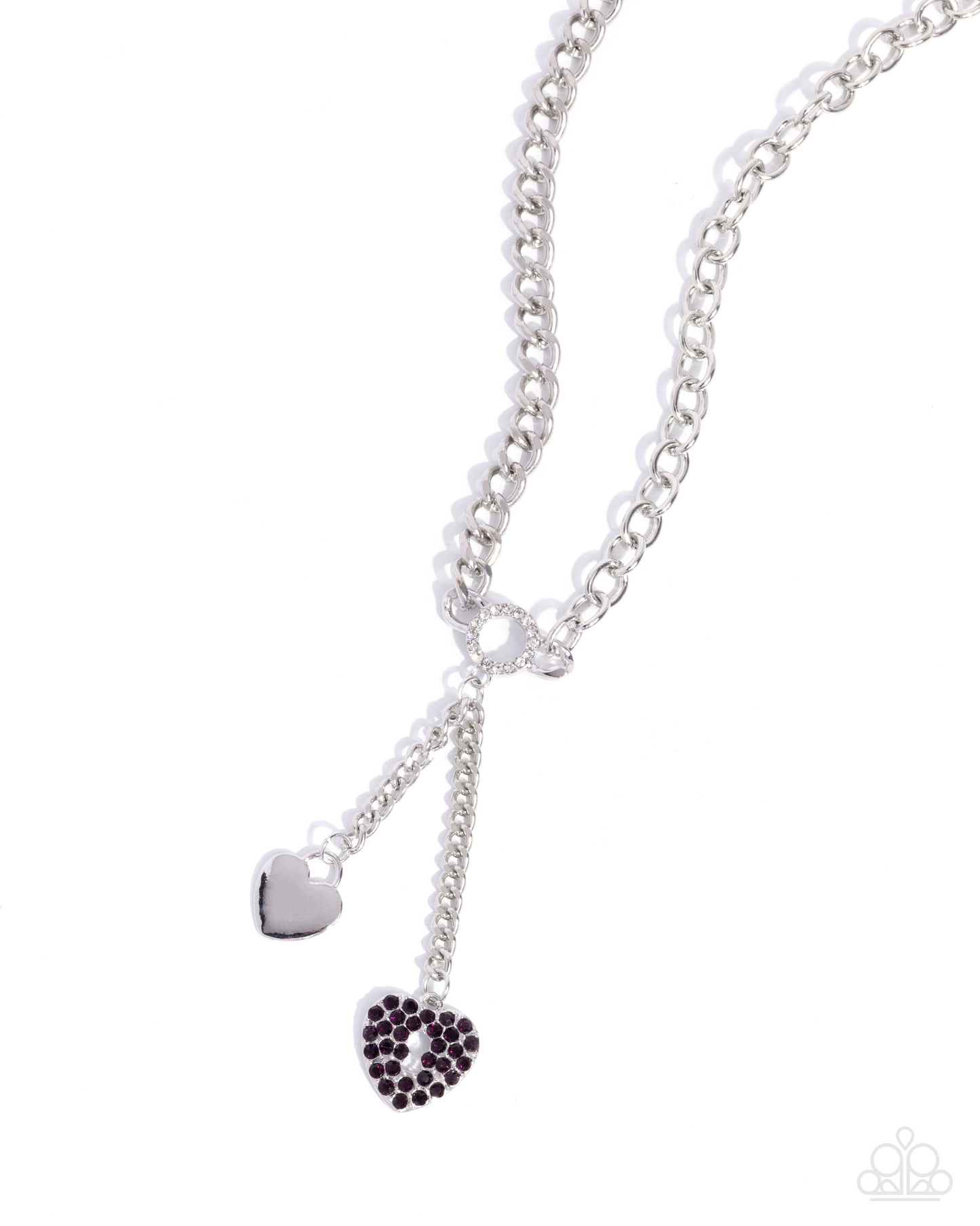 Momentary Bliss - Purple Necklace and Momentary Balance - Purple Bracelet (Complete Look)