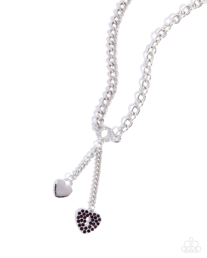 Momentary Bliss - Purple Necklace and Momentary Balance - Purple Bracelet (Complete Look)