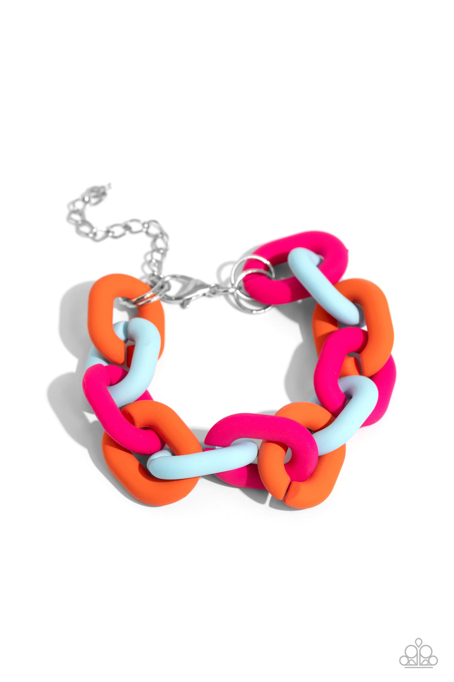 Speed SMILE - Pink Necklace and Go the Extra SMILE - Pink Bracelet Set