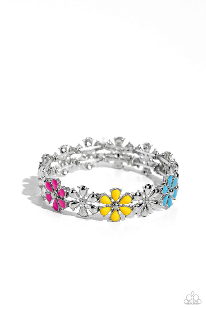 Floral Fever - Multi - Paparazzi Necklace and Floral Fair - Multi Bracelet - Paparazzi Bracelet