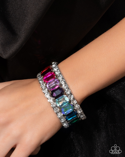 Candescent Caliber - Multi - Paparazzi Bracelet