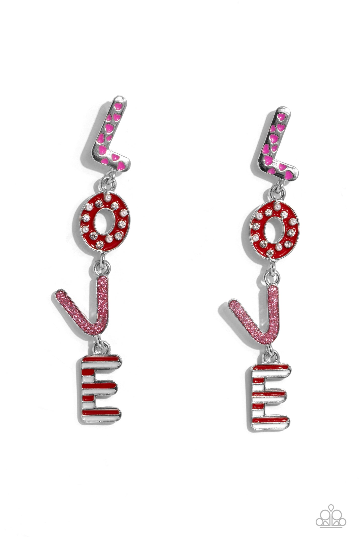 Admirable Assortment - Pink Earrings and Lovestruck Leisure - Pink Bracelet